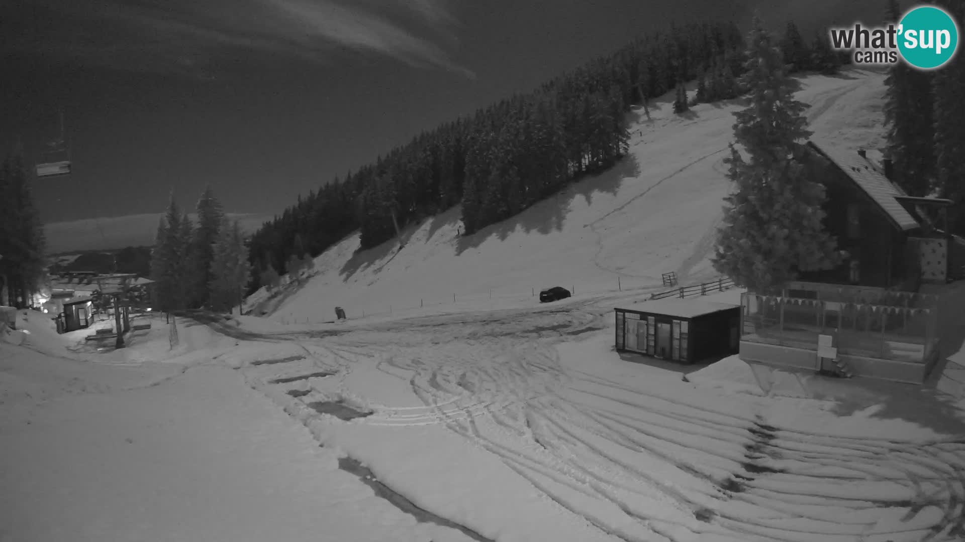GOLTE Ski resort live webcam – view to Medvedjak – Slovenia