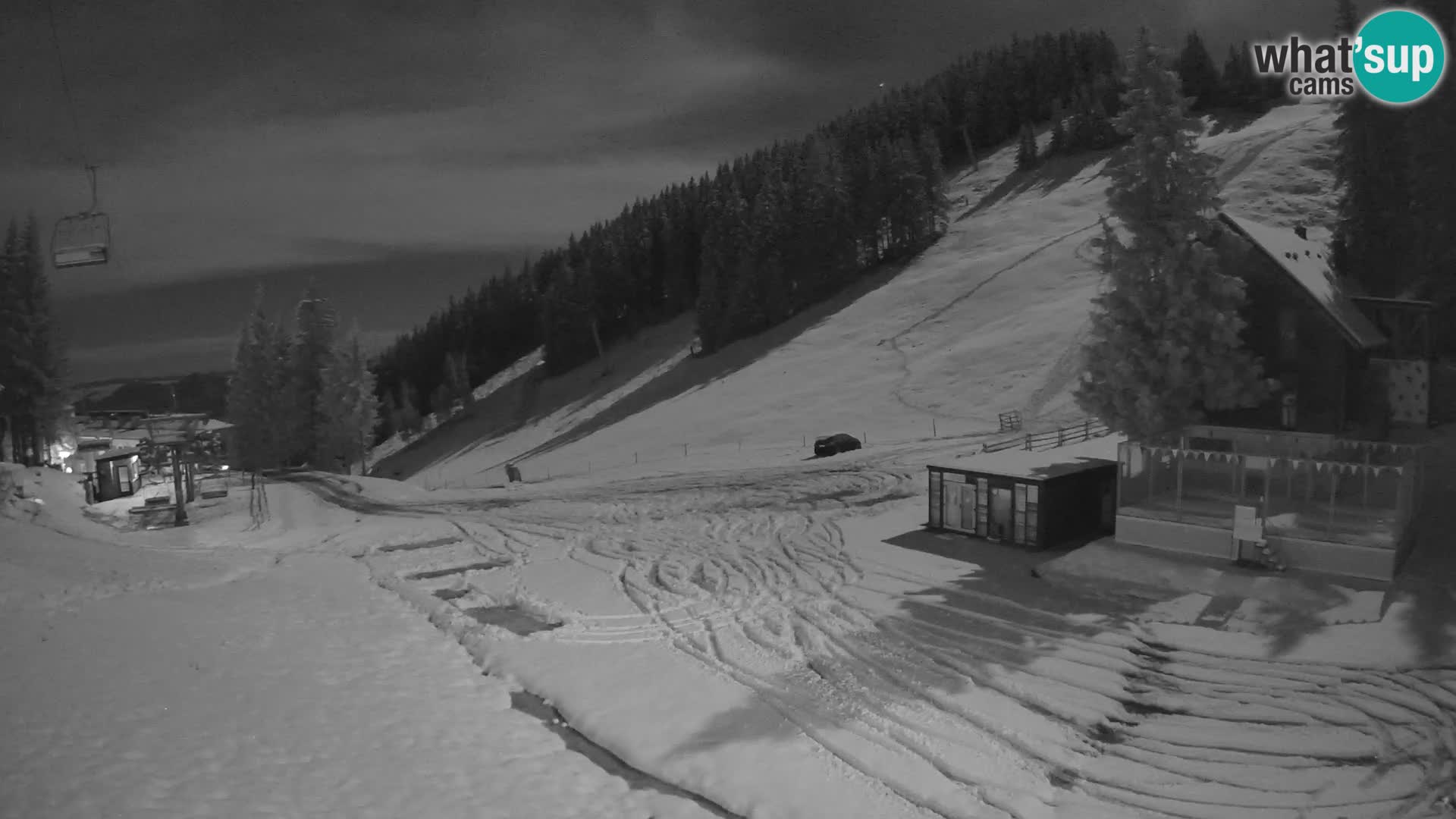GOLTE Ski resort live webcam – view to Medvedjak – Slovenia