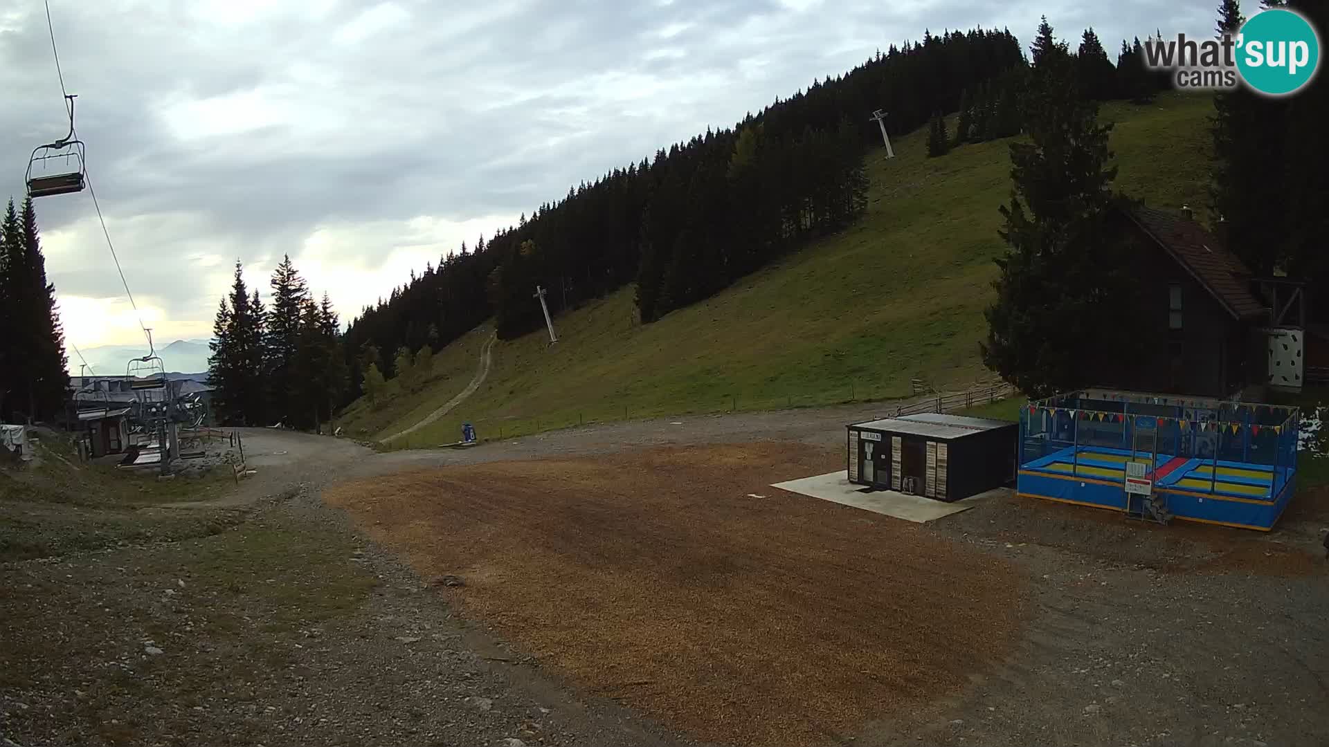 GOLTE Ski resort live webcam – view to Medvedjak – Slovenia