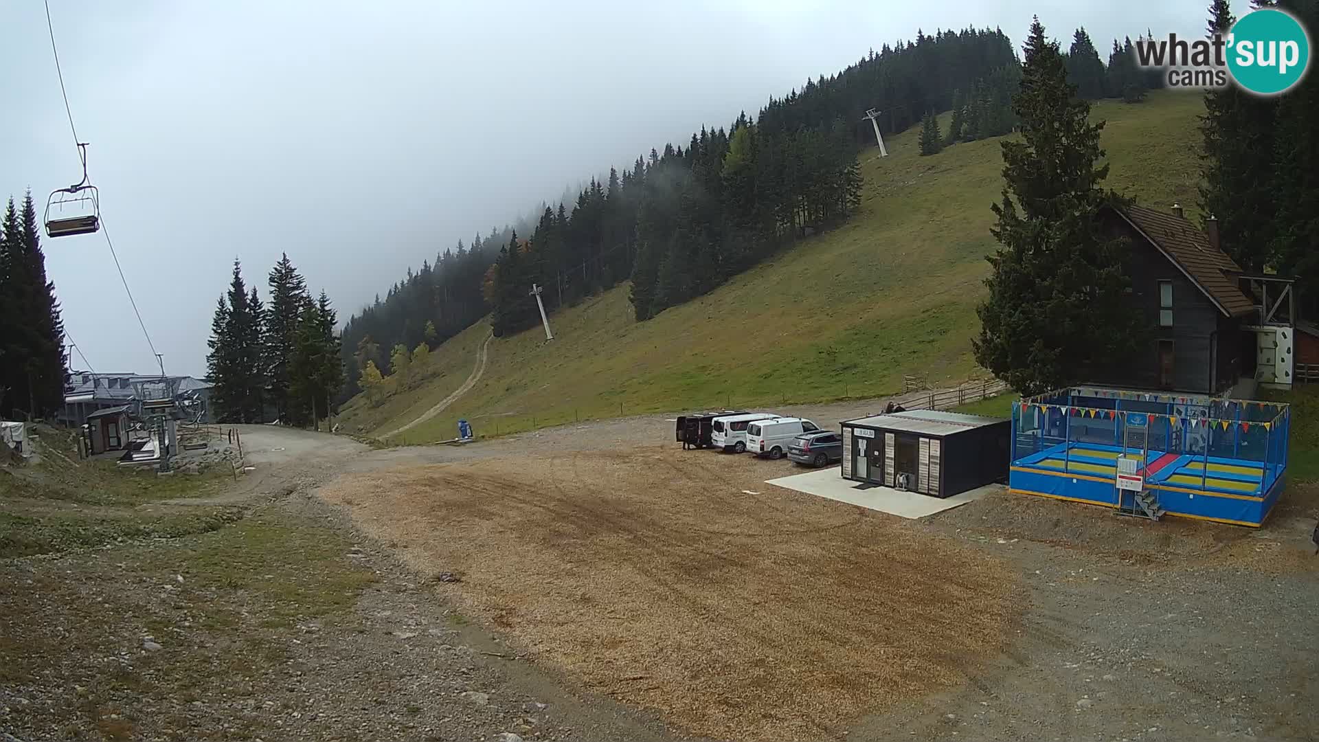 Cámara web en vivo de la estación de esquí GOLTE – vista a Medvedjak – Eslovenia