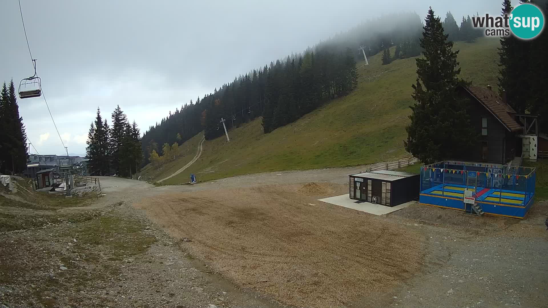 Webcam en direct de la station de ski de GOLTE – vue sur Medvedjak – Slovénie
