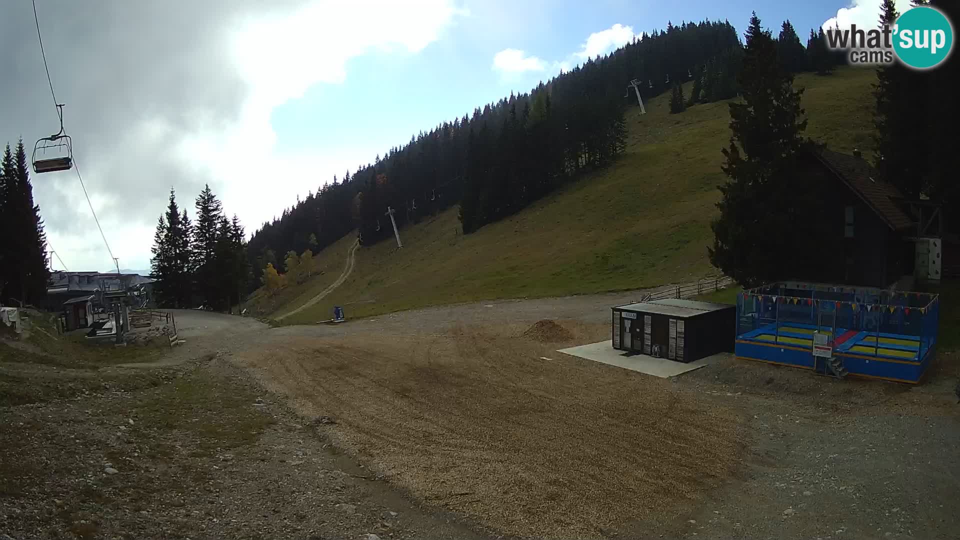 Cámara web en vivo de la estación de esquí GOLTE – vista a Medvedjak – Eslovenia