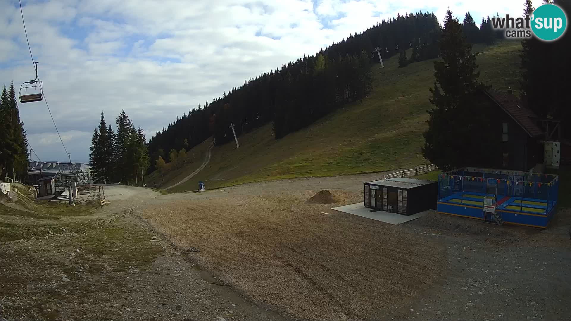Cámara web en vivo de la estación de esquí GOLTE – vista a Medvedjak – Eslovenia