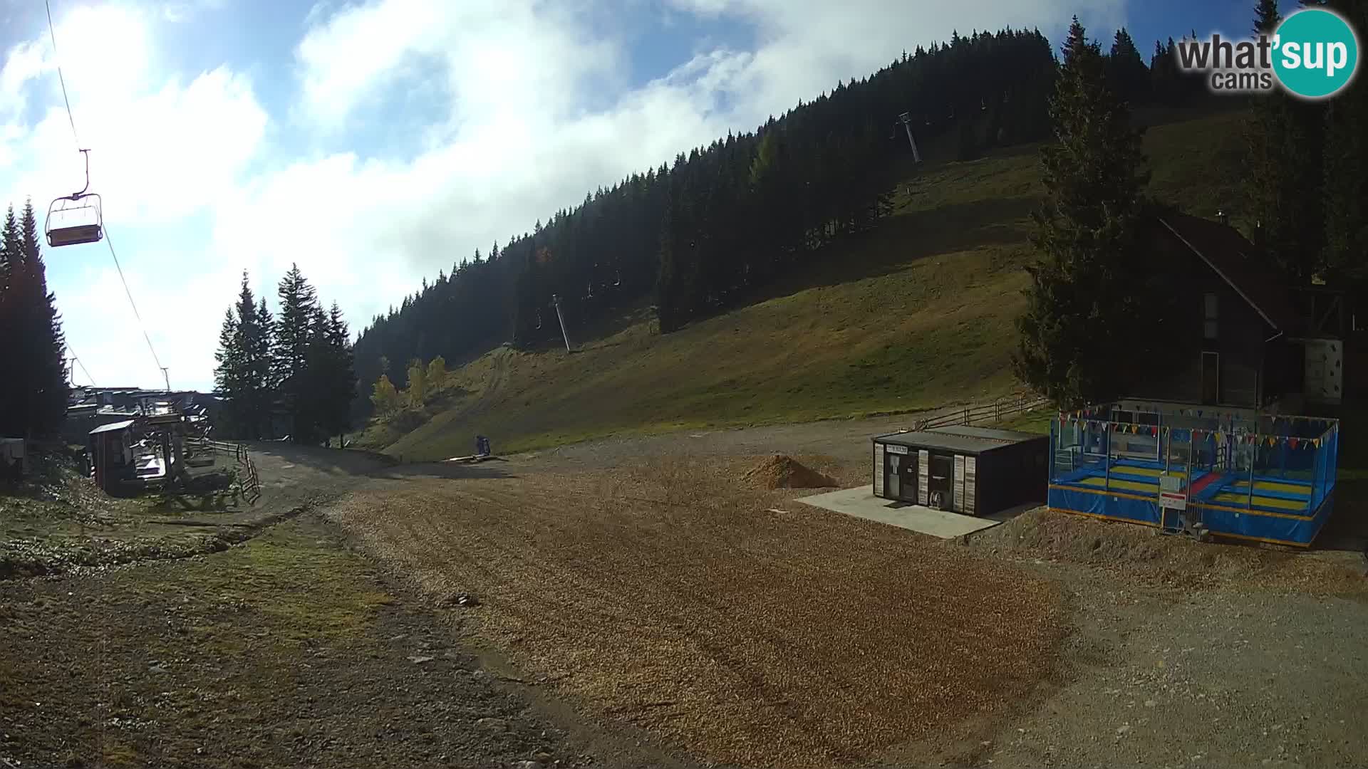 GOLTE Ski resort live webcam – view to Medvedjak – Slovenia