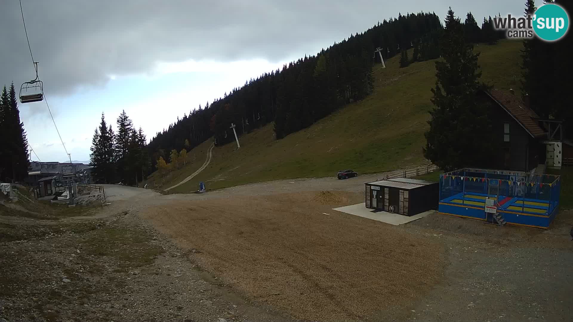 GOLTE skijalište web kamera – pogled na Medvedjak – Slovenija