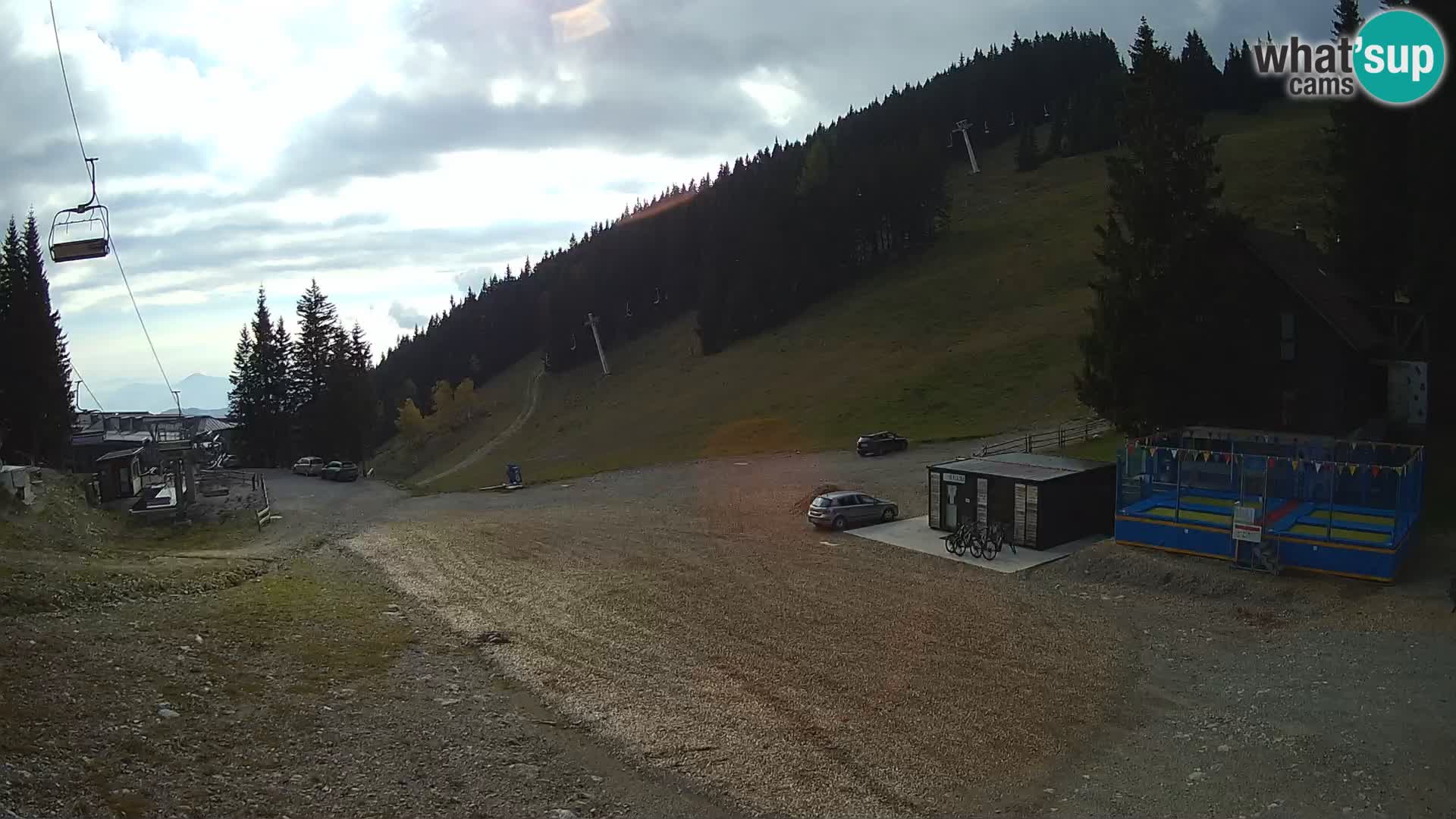 GOLTE Ski resort live webcam – view to Medvedjak – Slovenia