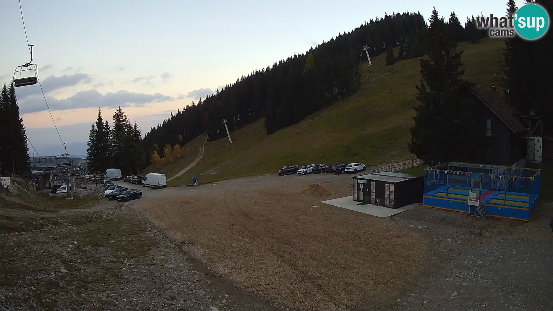 Webcam en direct de la station de ski de GOLTE – vue sur Medvedjak – Slovénie