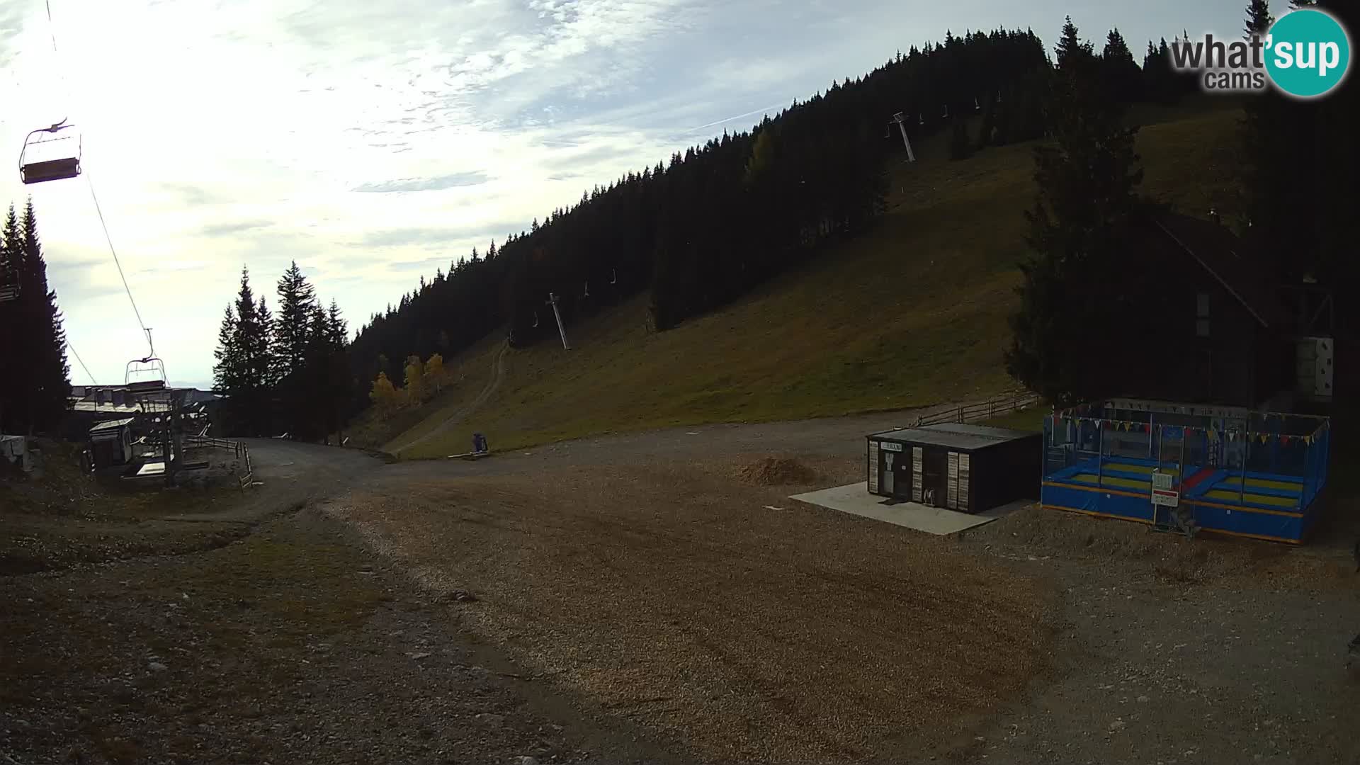 GOLTE Ski resort live webcam – view to Medvedjak – Slovenia