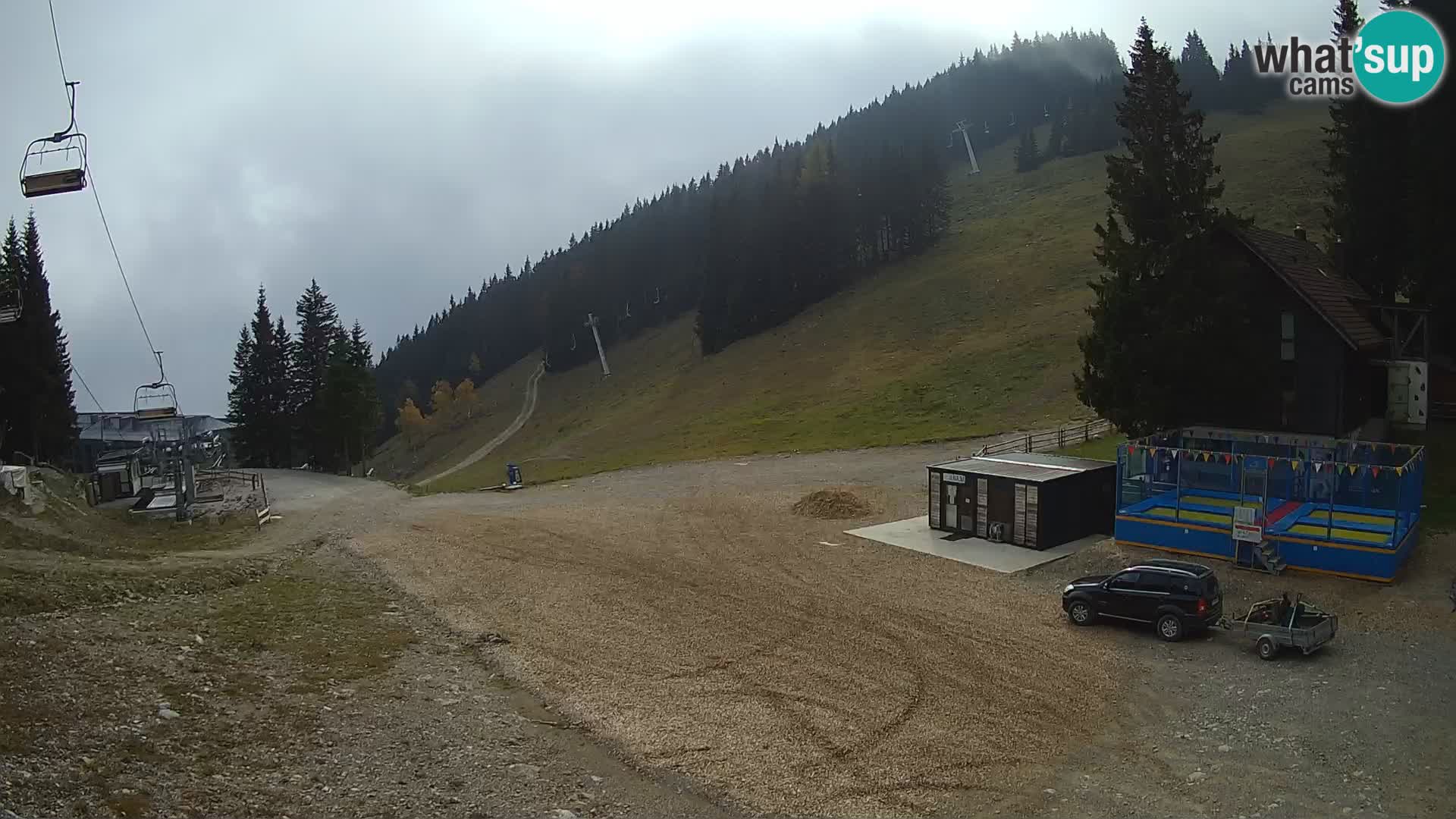 GOLTE Ski resort live webcam – view to Medvedjak – Slovenia