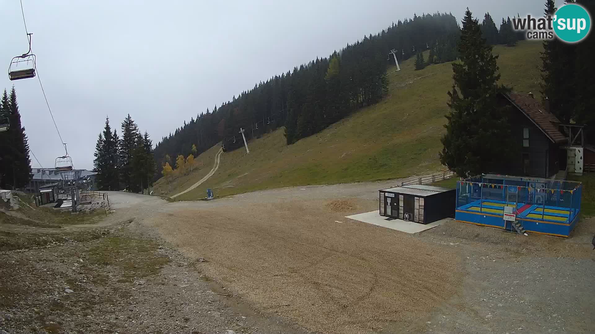 GOLTE skijalište web kamera – pogled na Medvedjak – Slovenija
