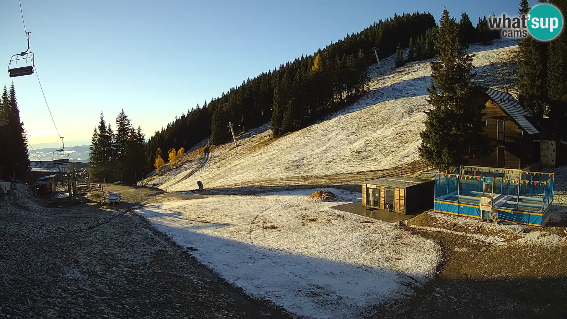 GOLTE Ski resort live webcam – view to Medvedjak – Slovenia