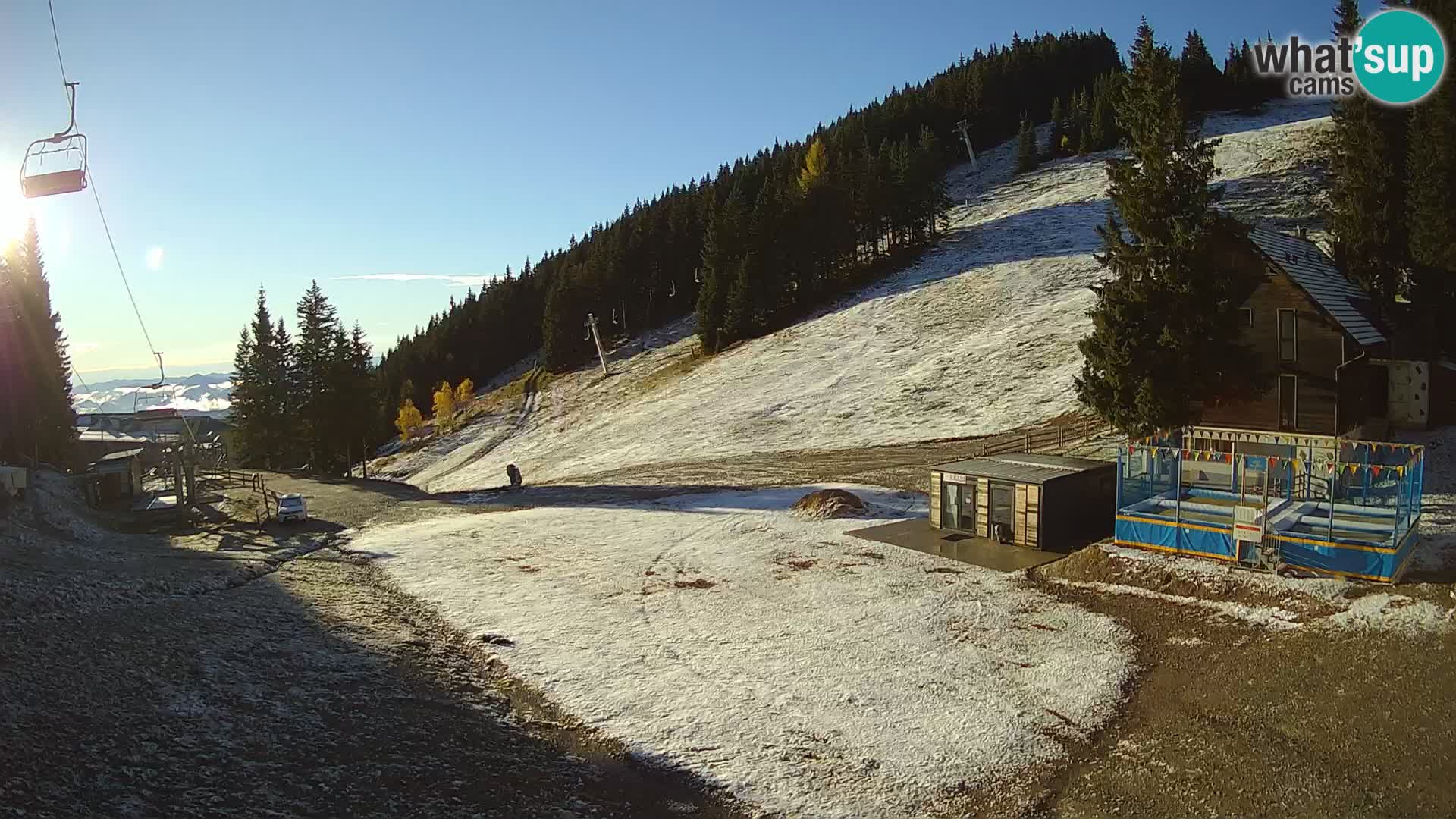 GOLTE Ski resort live webcam – view to Medvedjak – Slovenia
