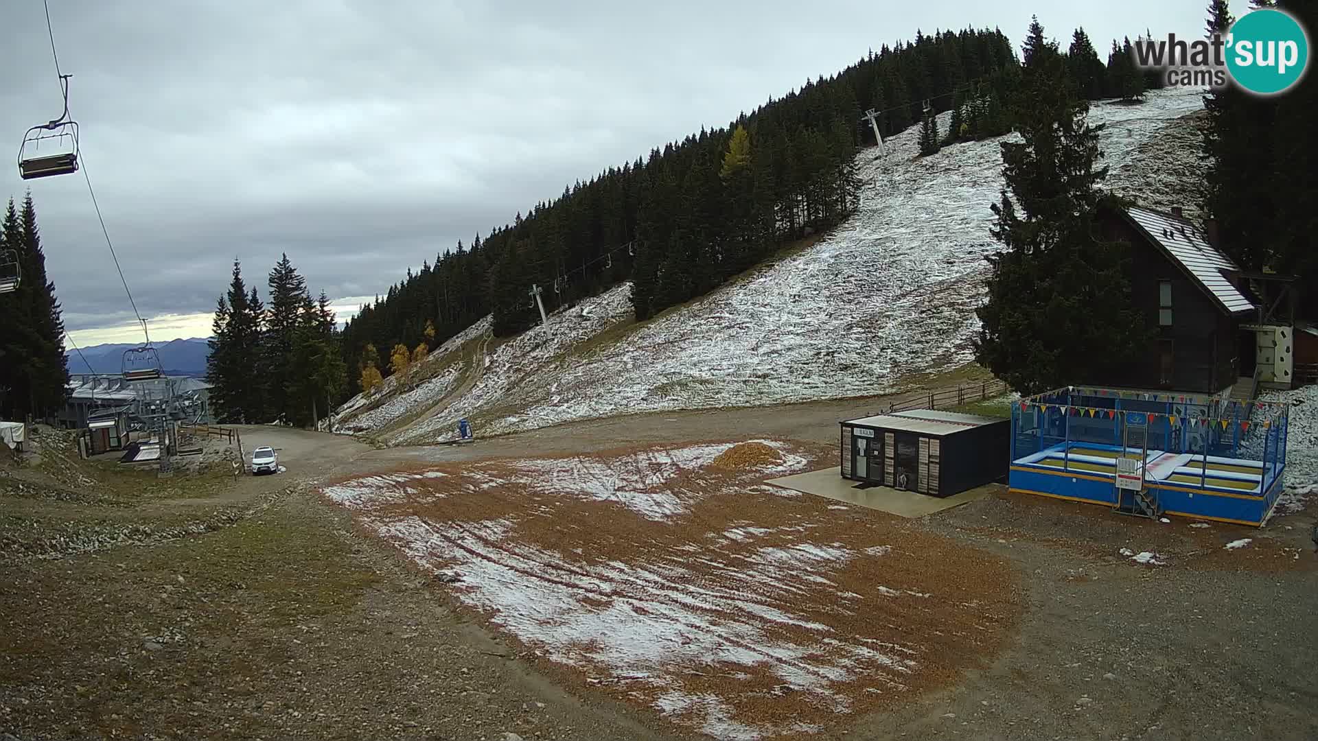 Cámara web en vivo de la estación de esquí GOLTE – vista a Medvedjak – Eslovenia