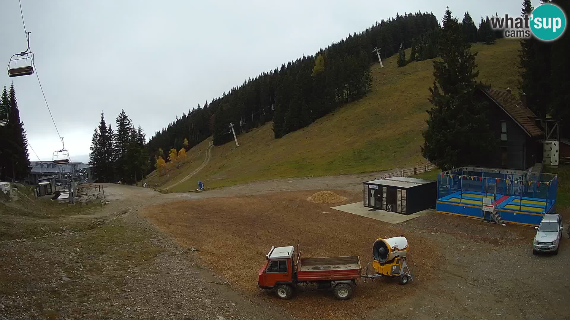 Cámara web en vivo de la estación de esquí GOLTE – vista a Medvedjak – Eslovenia