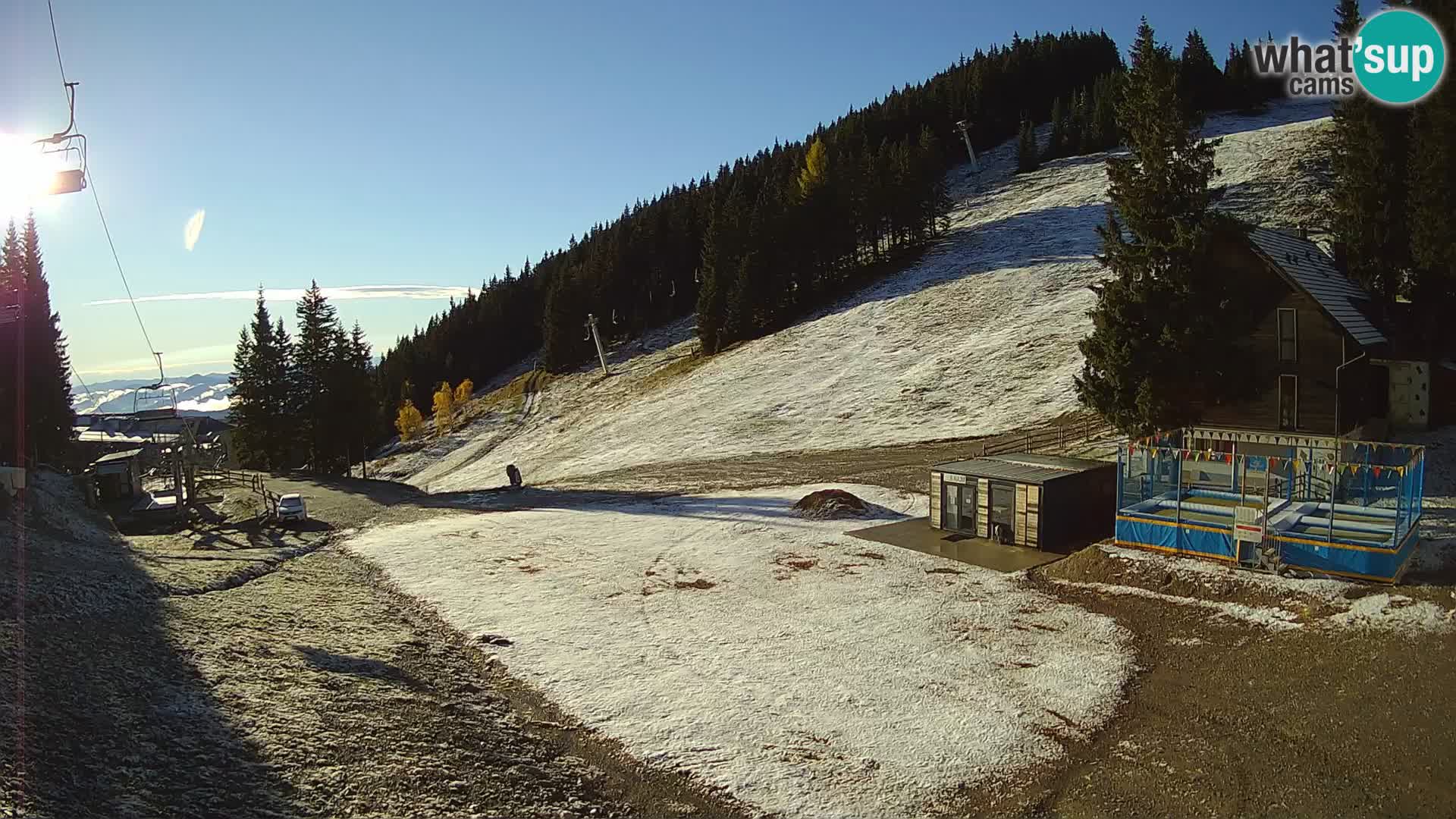 GOLTE Skigebiet webcam – Schöne Aussicht auf Medvedjak – Slowenien