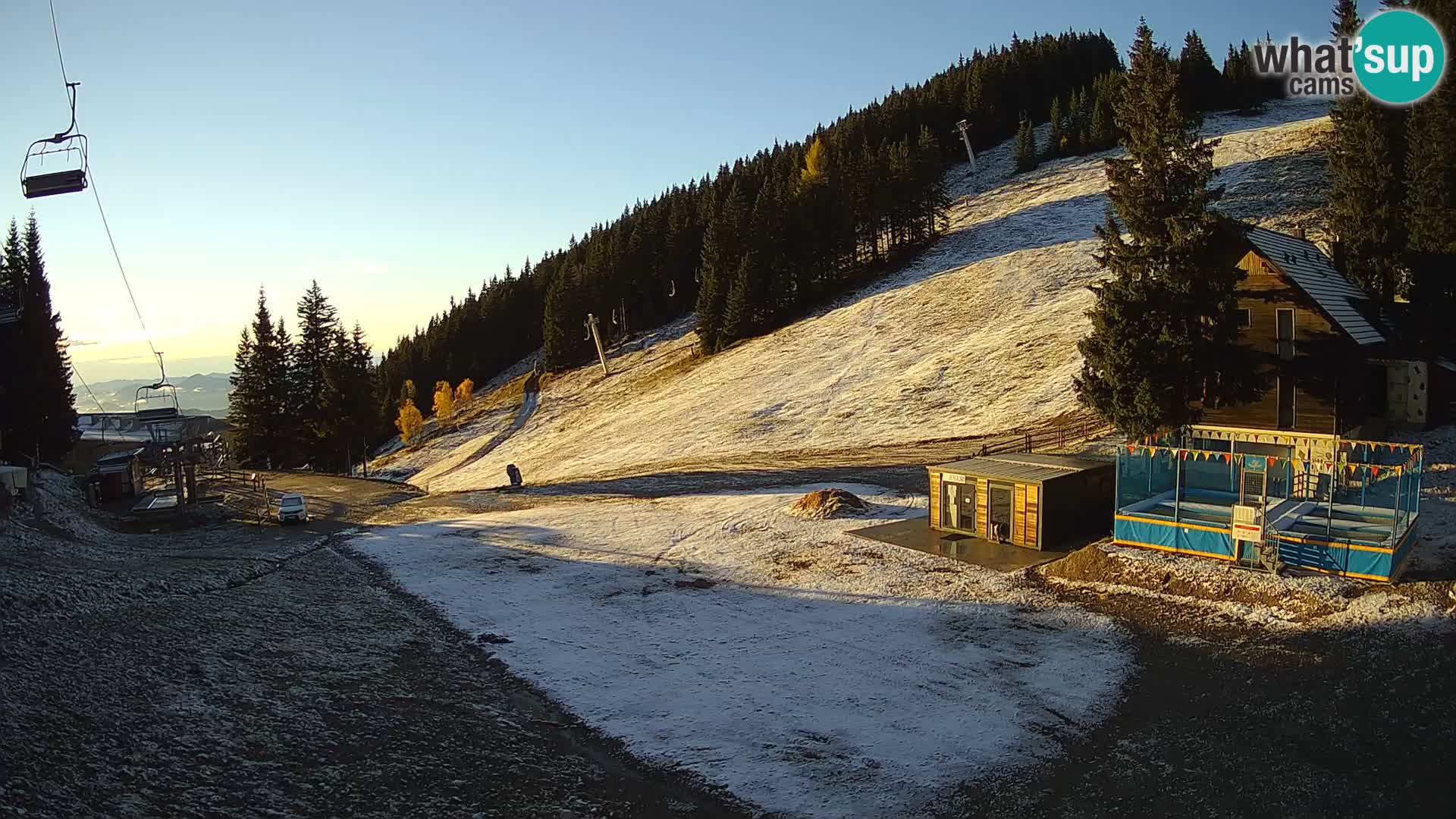 Webcam en direct de la station de ski de GOLTE – vue sur Medvedjak – Slovénie