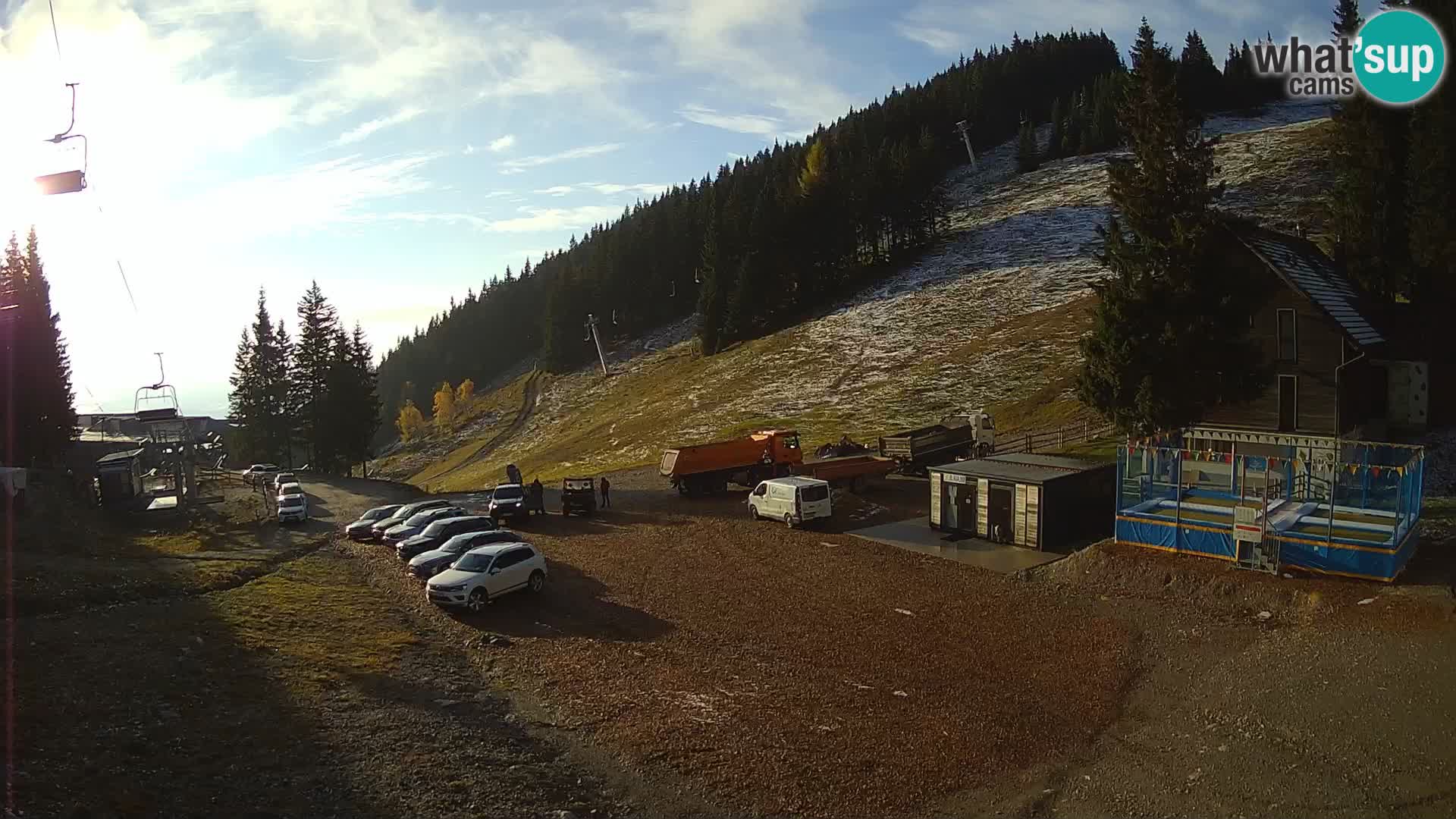 GOLTE Ski resort live webcam – view to Medvedjak – Slovenia