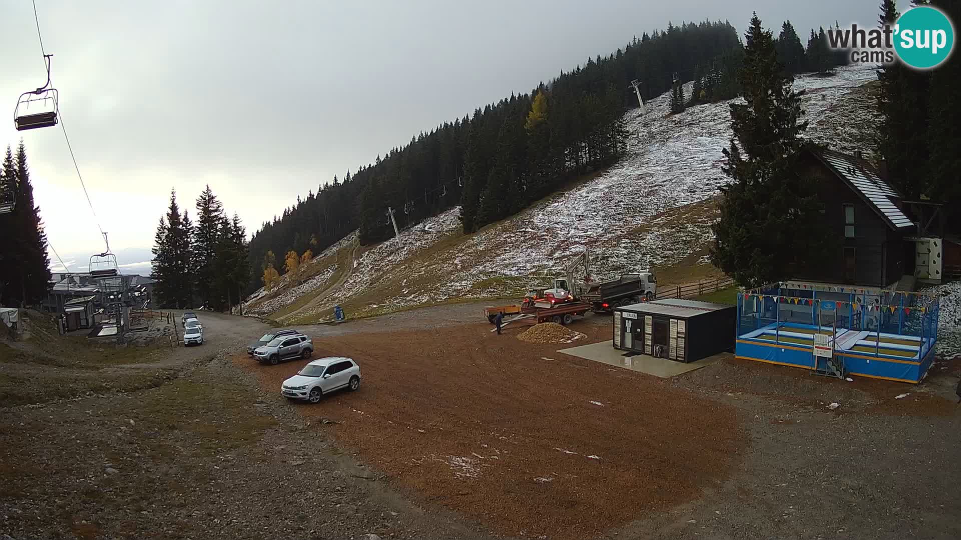 GOLTE Ski resort live webcam – view to Medvedjak – Slovenia