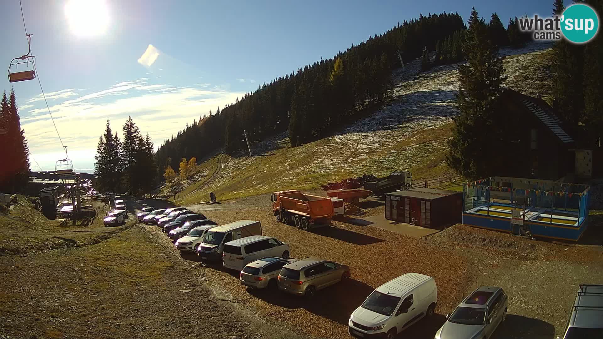 Cámara web en vivo de la estación de esquí GOLTE – vista a Medvedjak – Eslovenia
