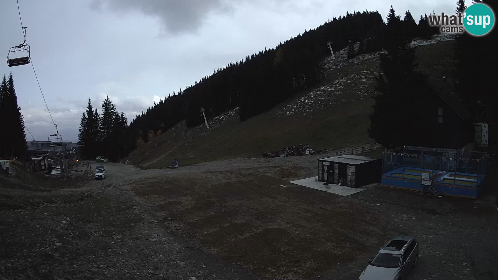 Cámara web en vivo de la estación de esquí GOLTE – vista a Medvedjak – Eslovenia