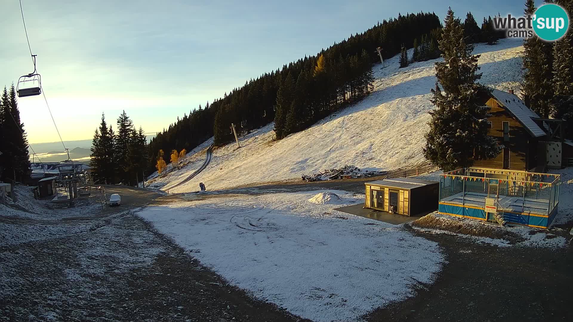 GOLTE Ski resort live webcam – view to Medvedjak – Slovenia