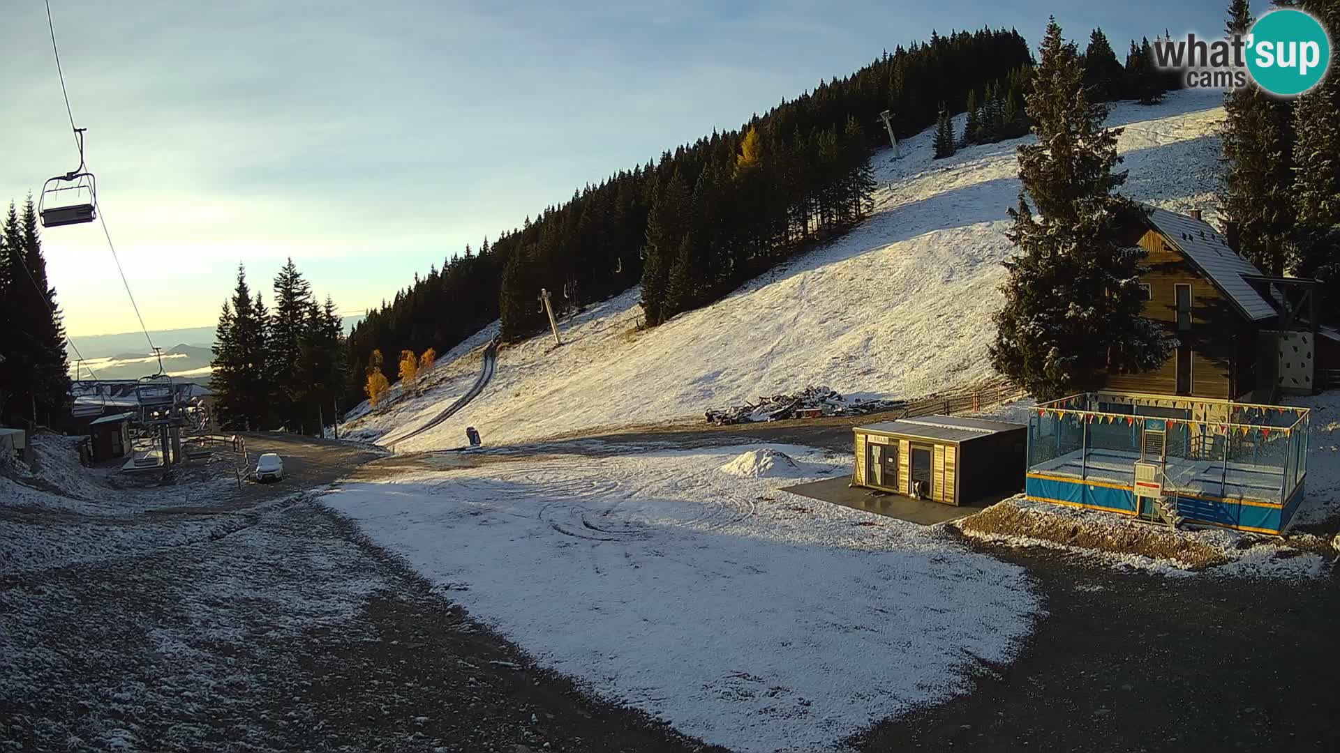 GOLTE Ski resort live webcam – view to Medvedjak – Slovenia