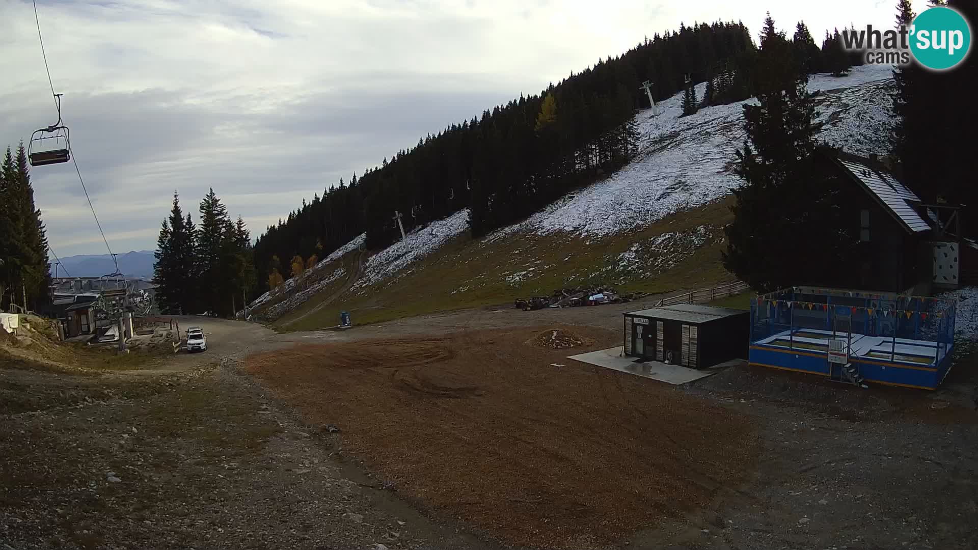 GOLTE Ski resort live webcam – view to Medvedjak – Slovenia