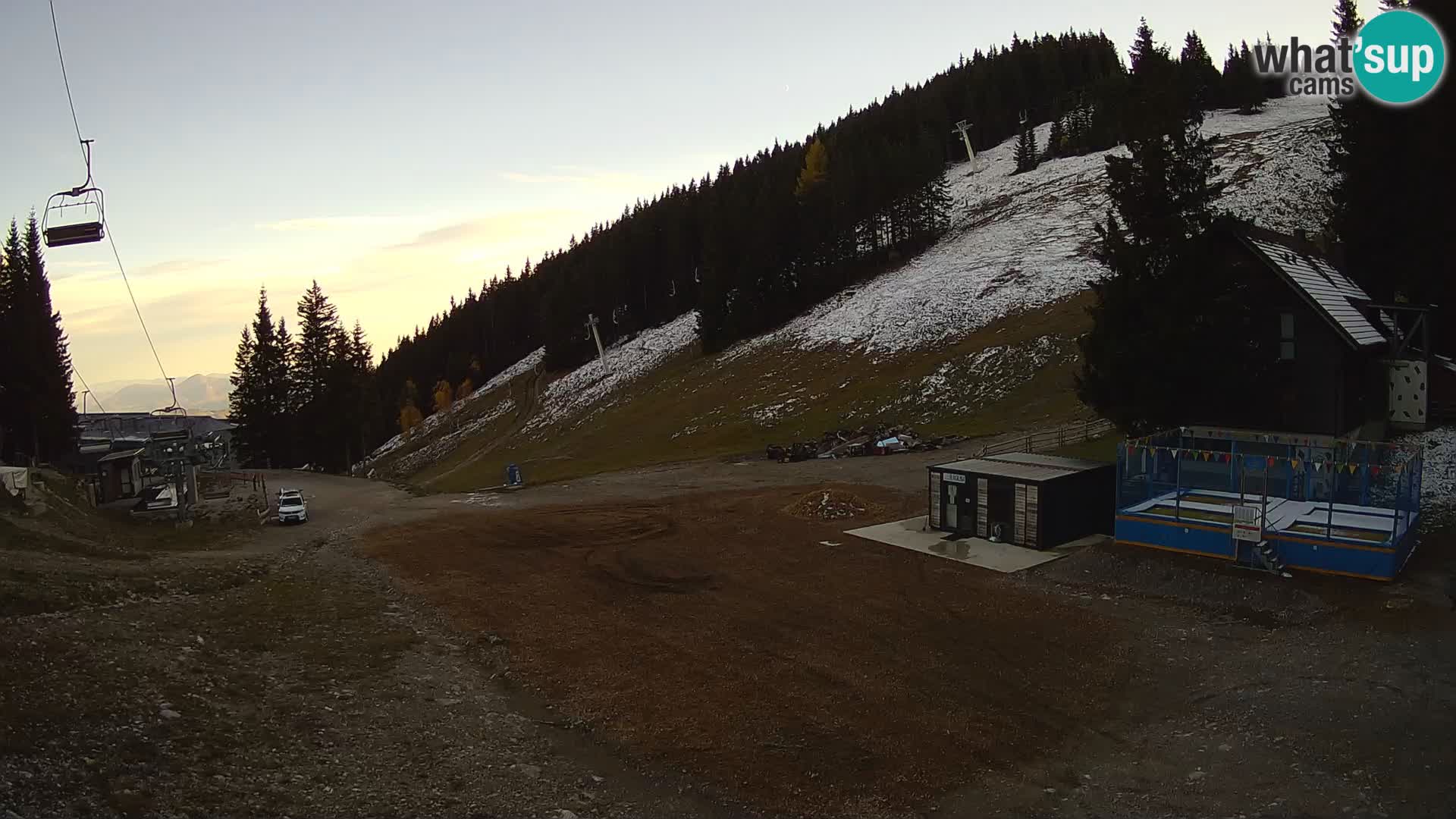 Cámara web en vivo de la estación de esquí GOLTE – vista a Medvedjak – Eslovenia