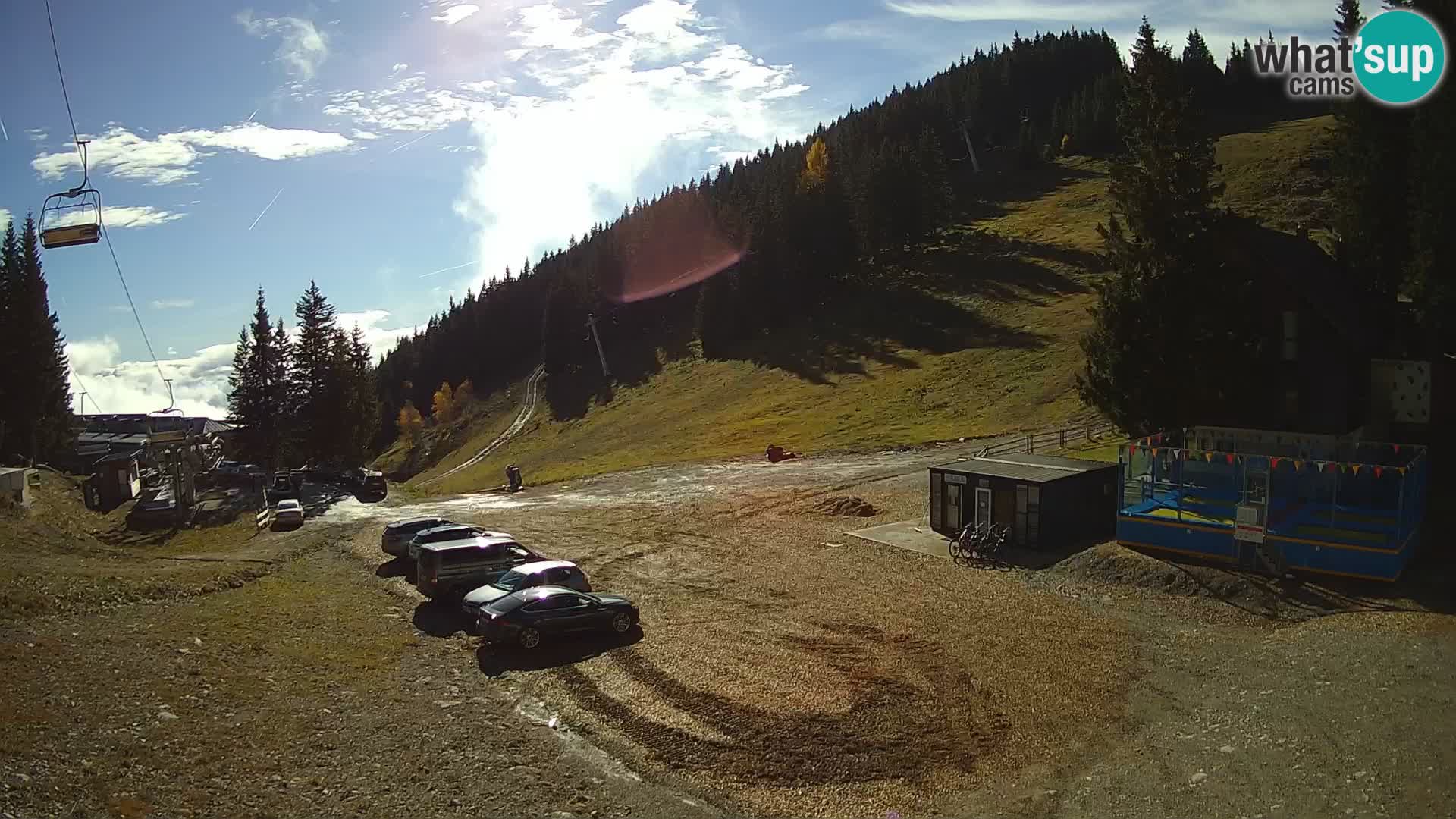 GOLTE skijalište web kamera – pogled na Medvedjak – Slovenija