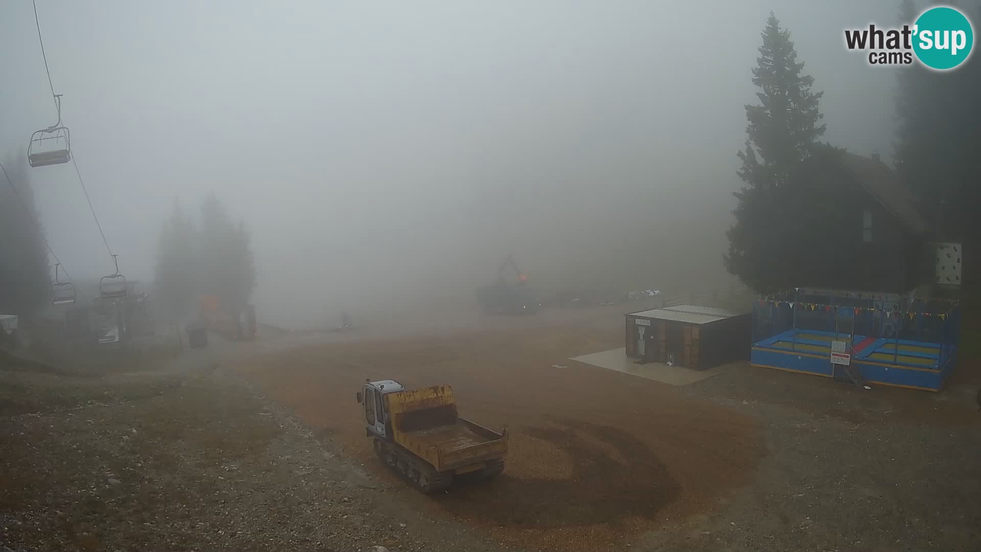 Spletna kamera smučišča GOLTE v živo – pogled na Medvedjak