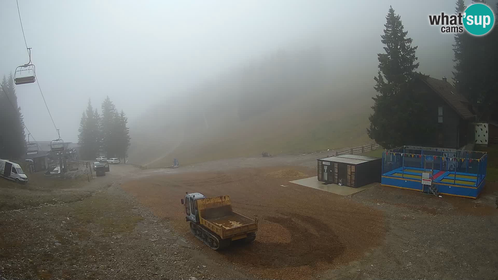 Cámara web en vivo de la estación de esquí GOLTE – vista a Medvedjak – Eslovenia
