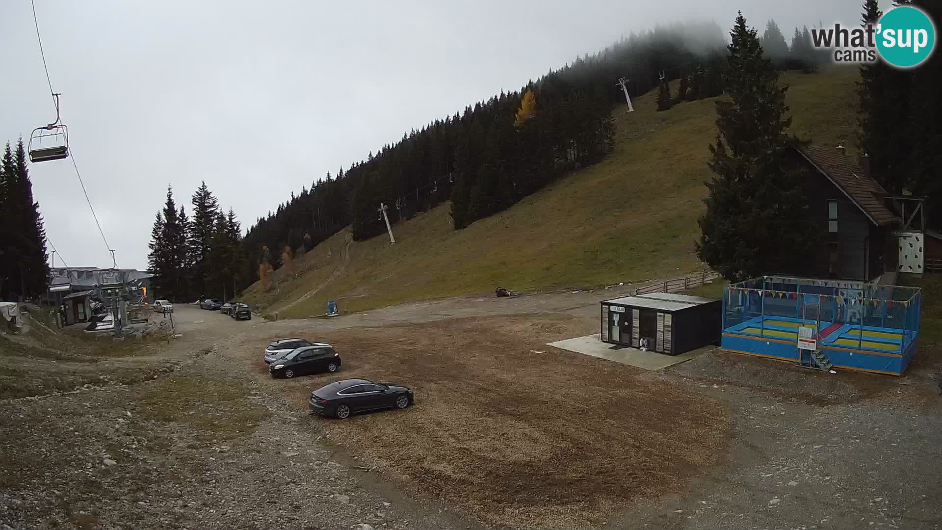 Cámara web en vivo de la estación de esquí GOLTE – vista a Medvedjak – Eslovenia