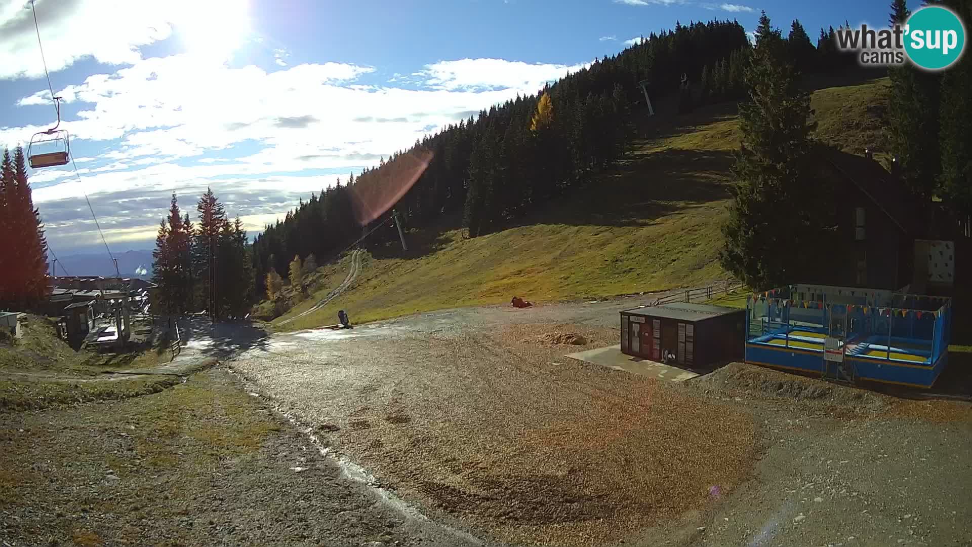 GOLTE skijalište web kamera – pogled na Medvedjak – Slovenija