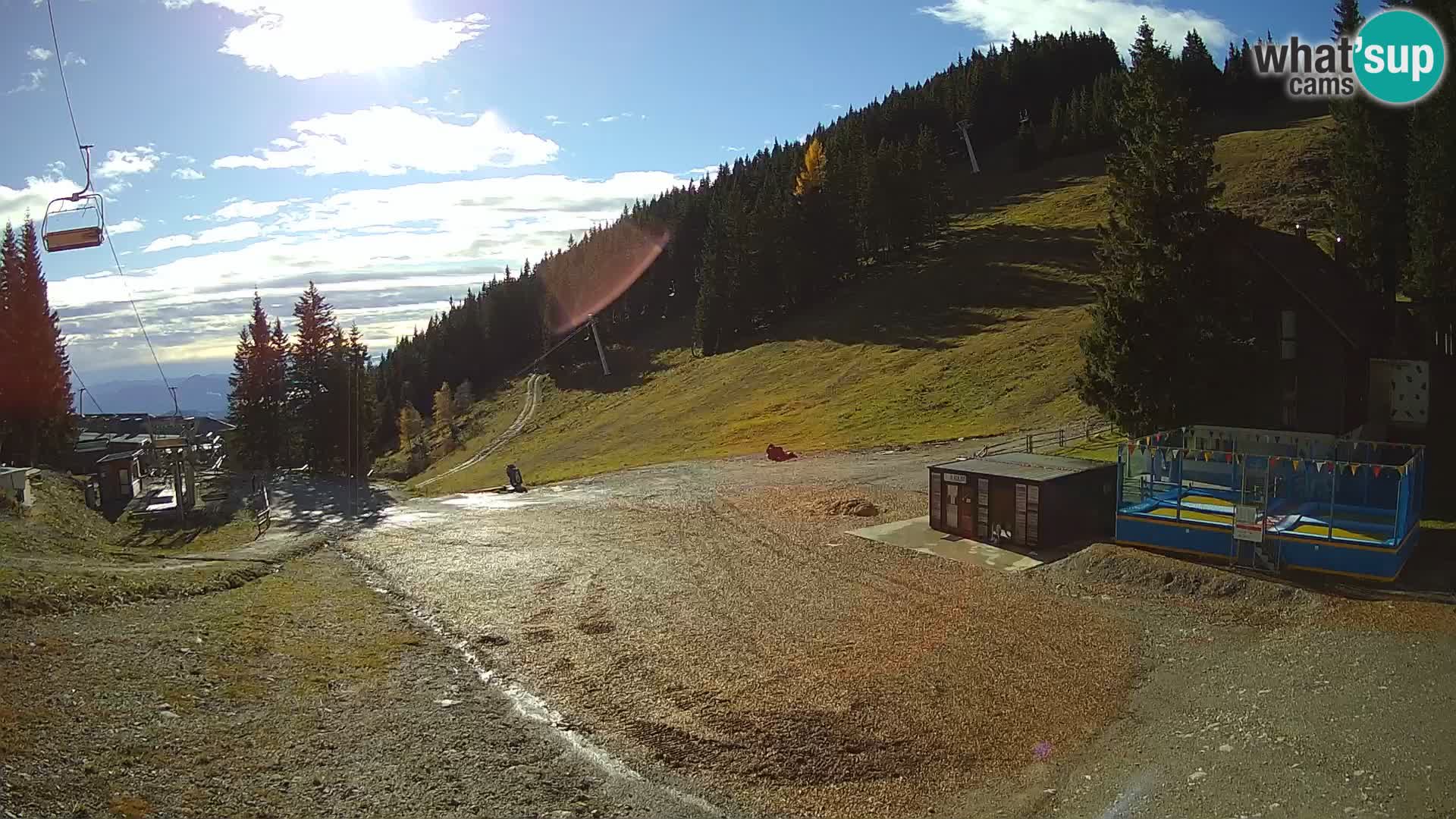 Cámara web en vivo de la estación de esquí GOLTE – vista a Medvedjak – Eslovenia