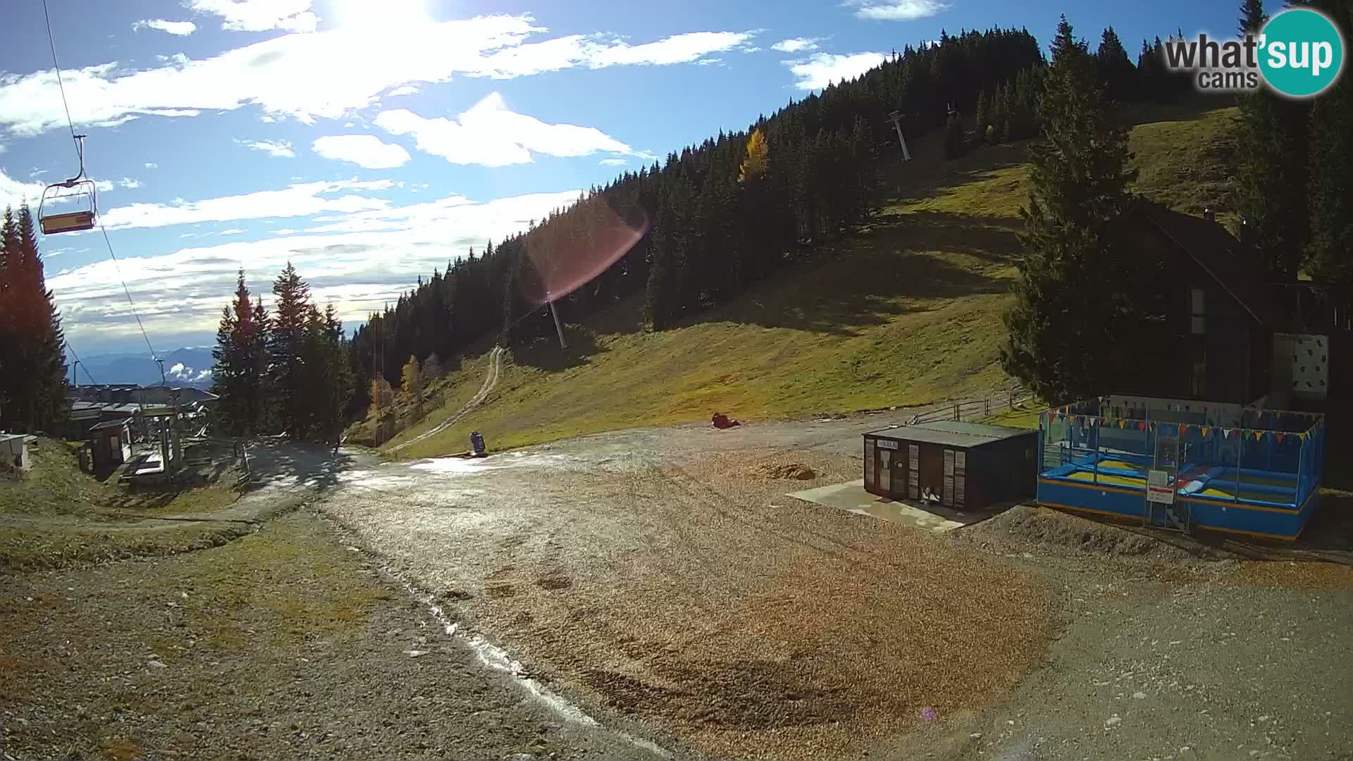Cámara web en vivo de la estación de esquí GOLTE – vista a Medvedjak – Eslovenia