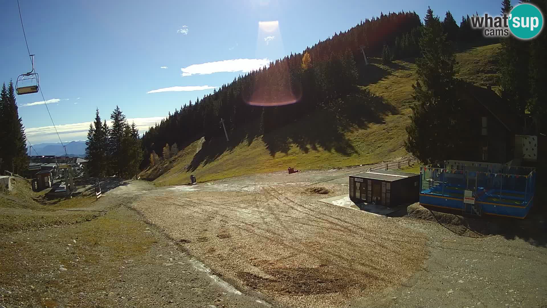 GOLTE Ski resort live webcam – view to Medvedjak – Slovenia