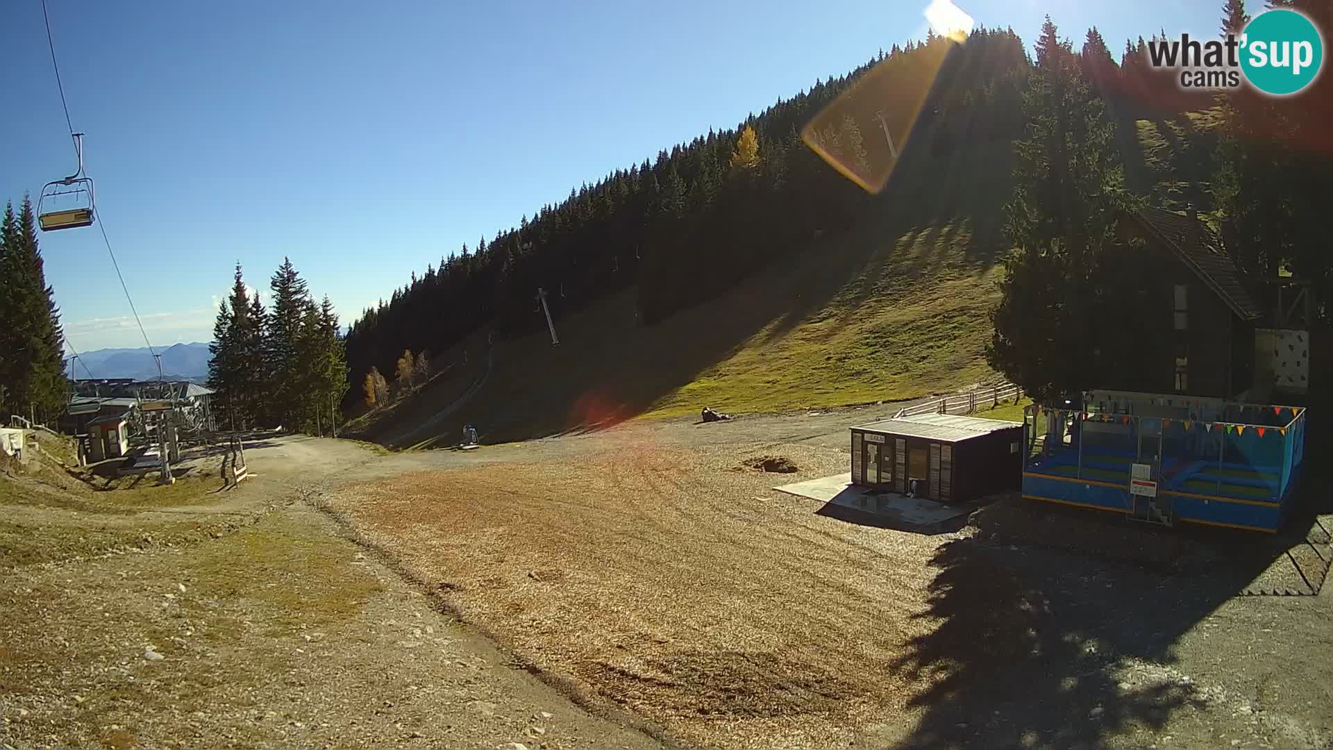 Cámara web en vivo de la estación de esquí GOLTE – vista a Medvedjak – Eslovenia