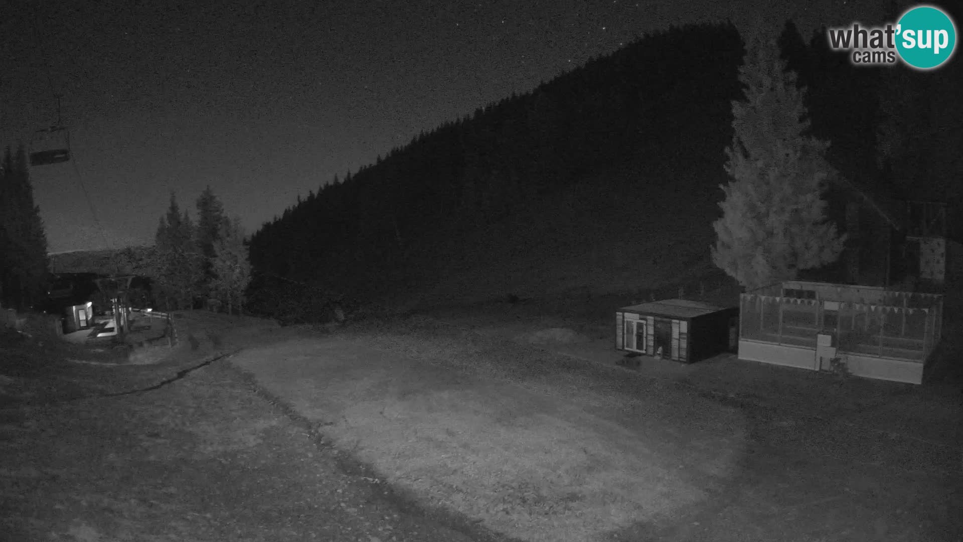 Cámara web en vivo de la estación de esquí GOLTE – vista a Medvedjak – Eslovenia