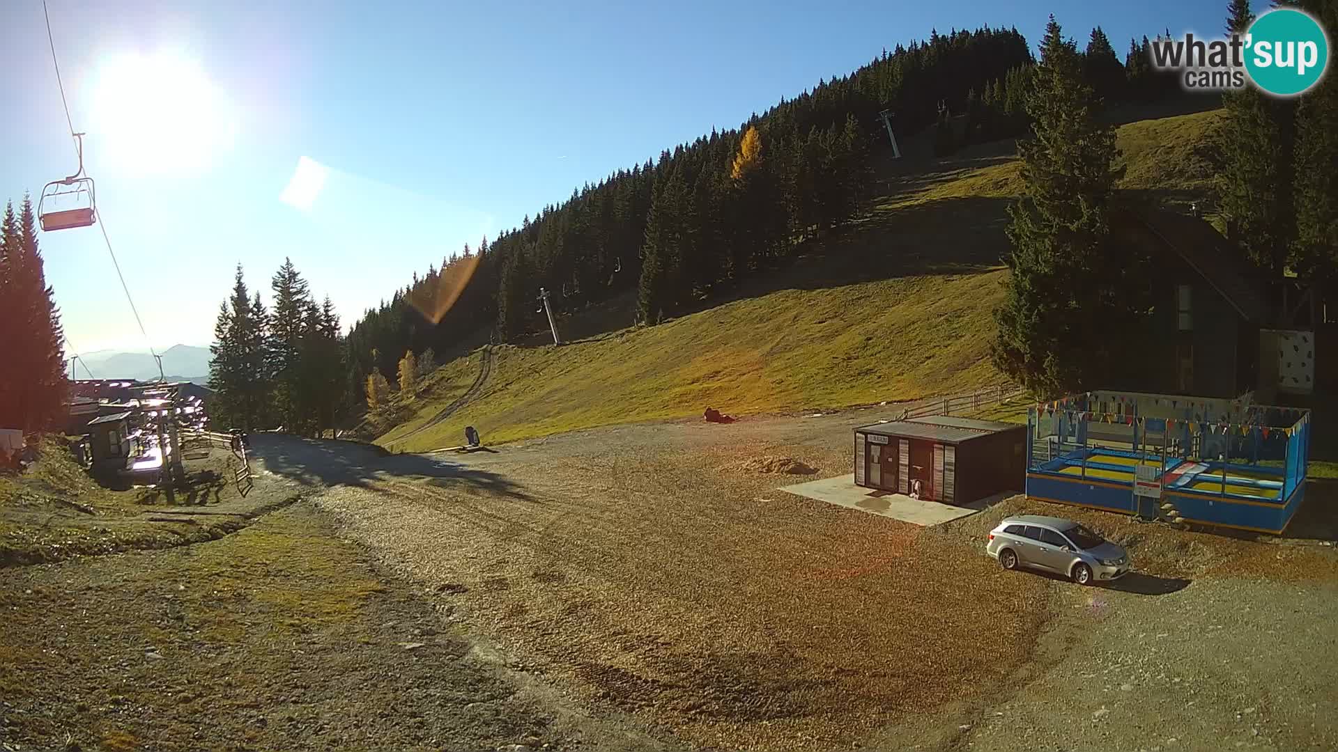 GOLTE Ski resort live webcam – view to Medvedjak – Slovenia