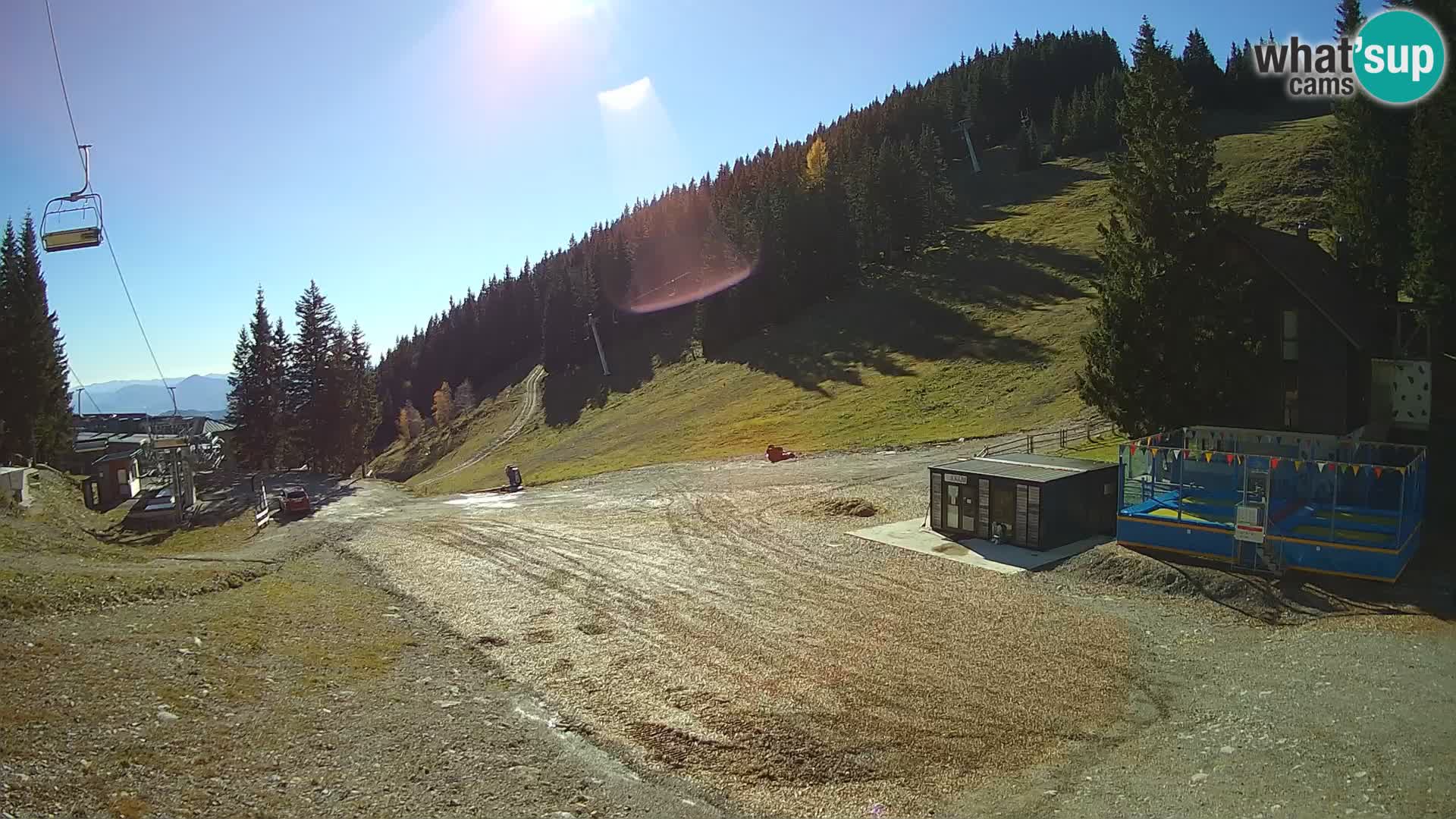 GOLTE skijalište web kamera – pogled na Medvedjak – Slovenija