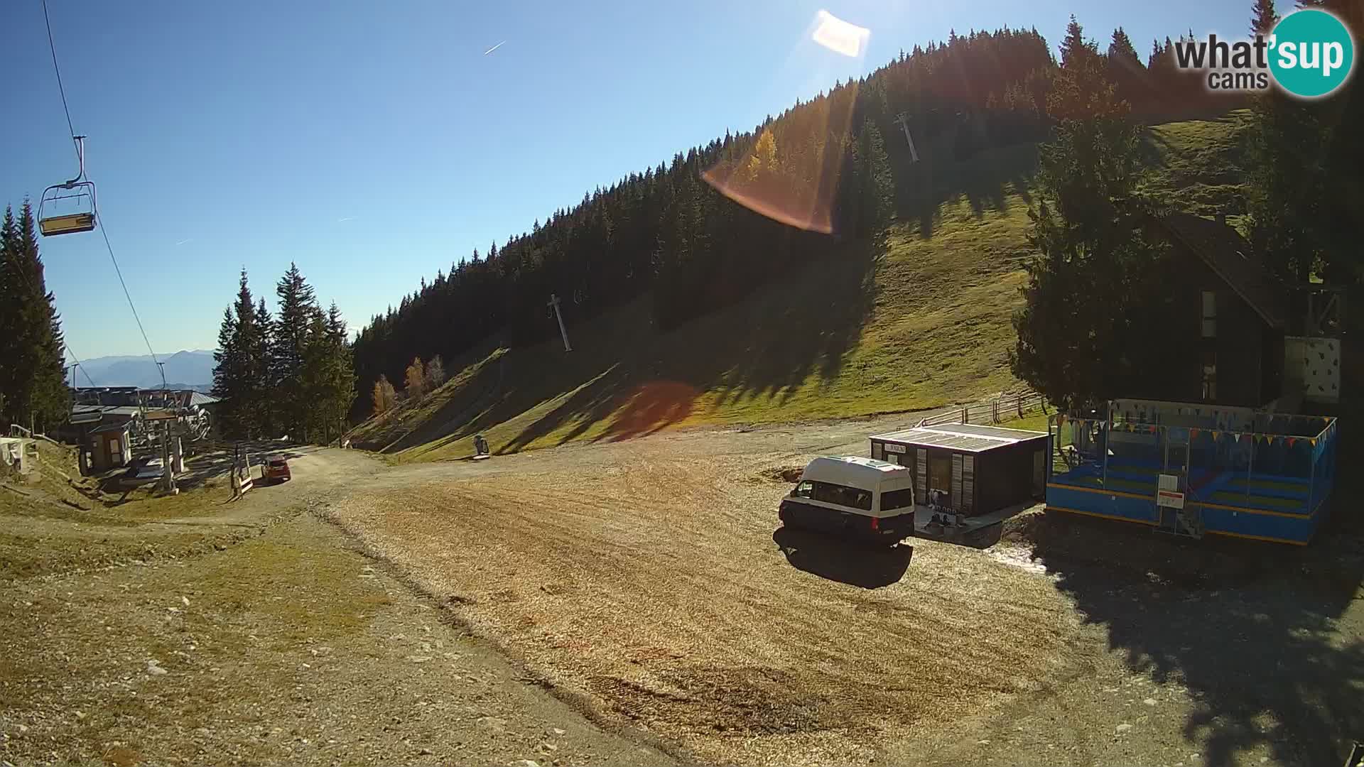 Webcam en direct de la station de ski de GOLTE – vue sur Medvedjak – Slovénie