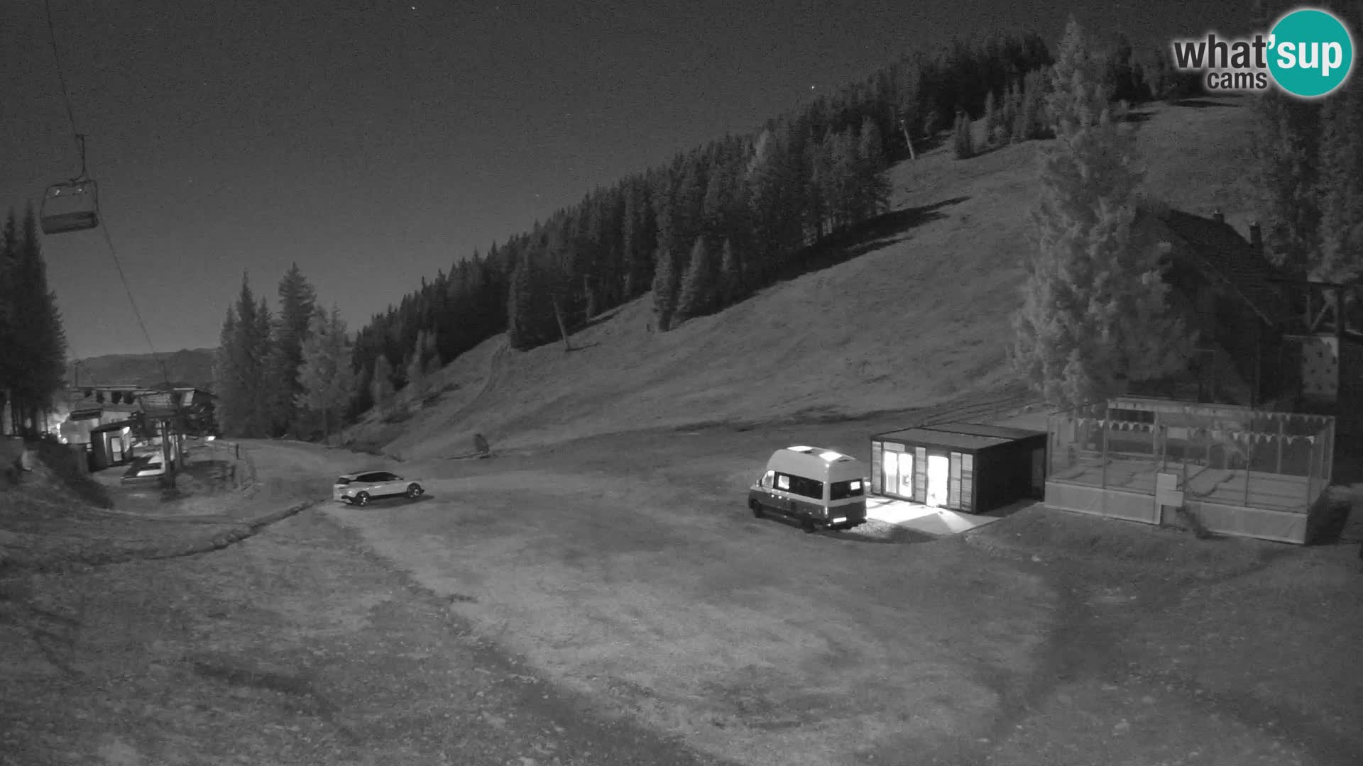 Webcam en direct de la station de ski de GOLTE – vue sur Medvedjak – Slovénie