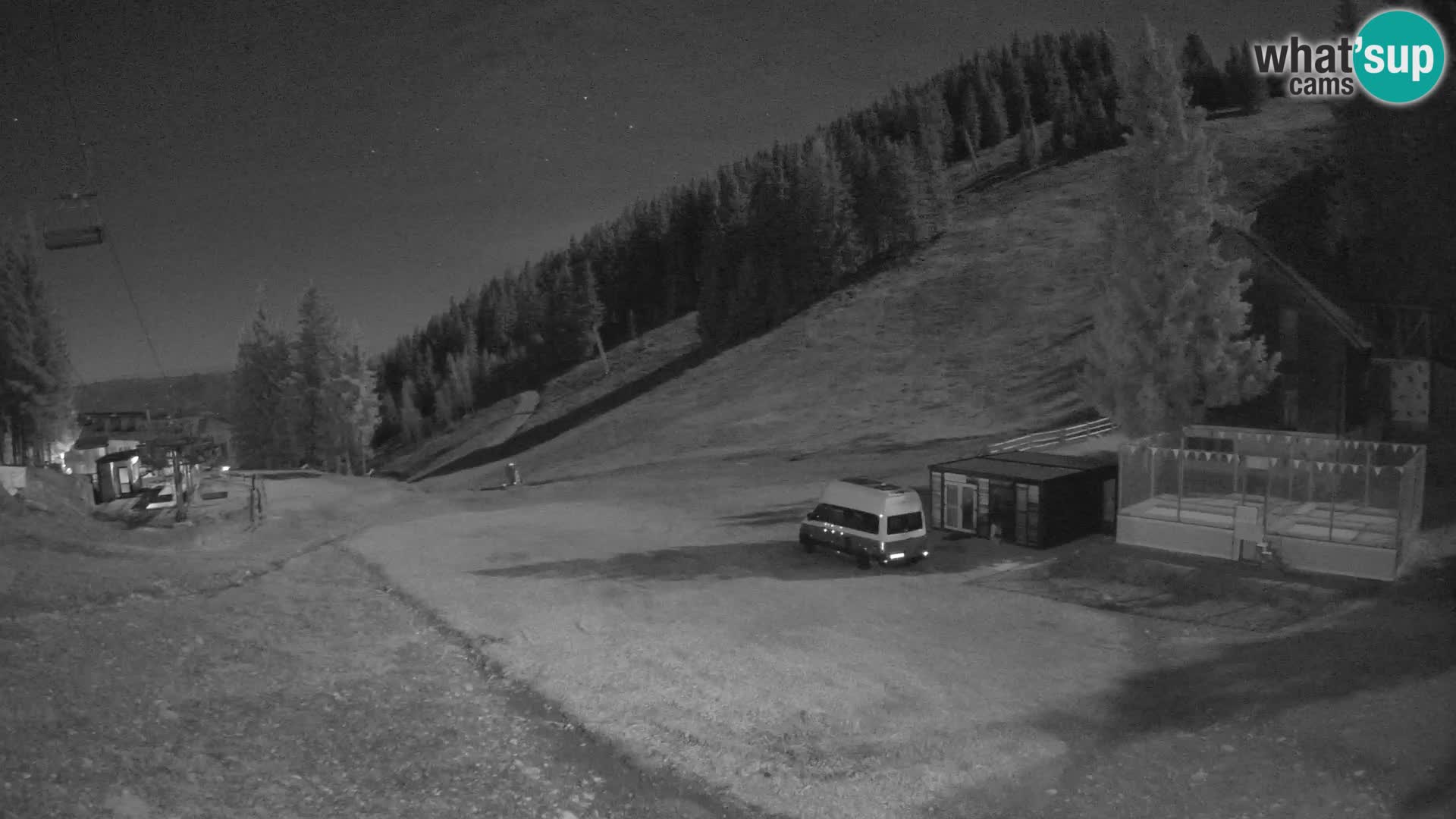 Cámara web en vivo de la estación de esquí GOLTE – vista a Medvedjak – Eslovenia