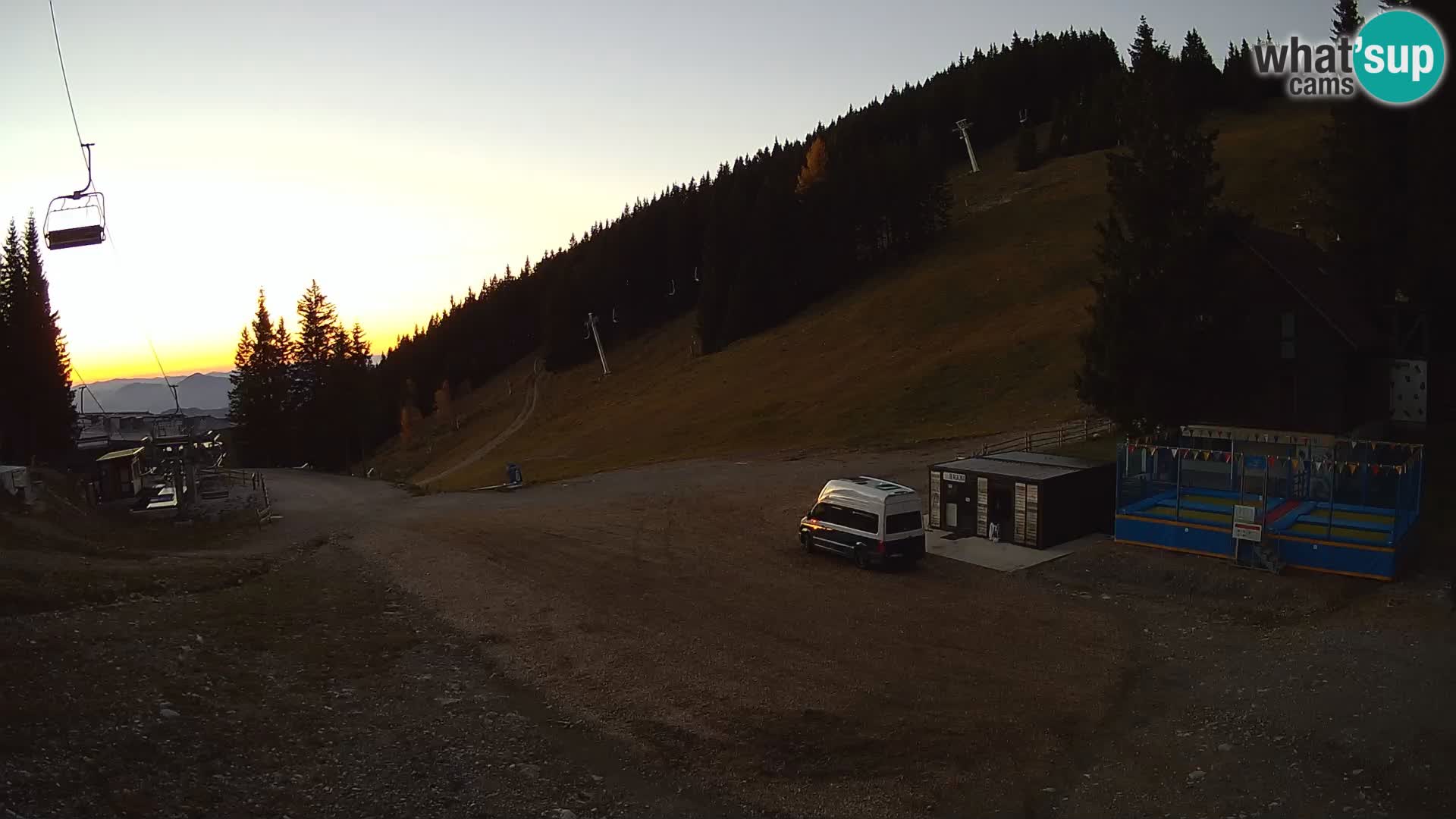 GOLTE Ski resort live webcam – view to Medvedjak – Slovenia