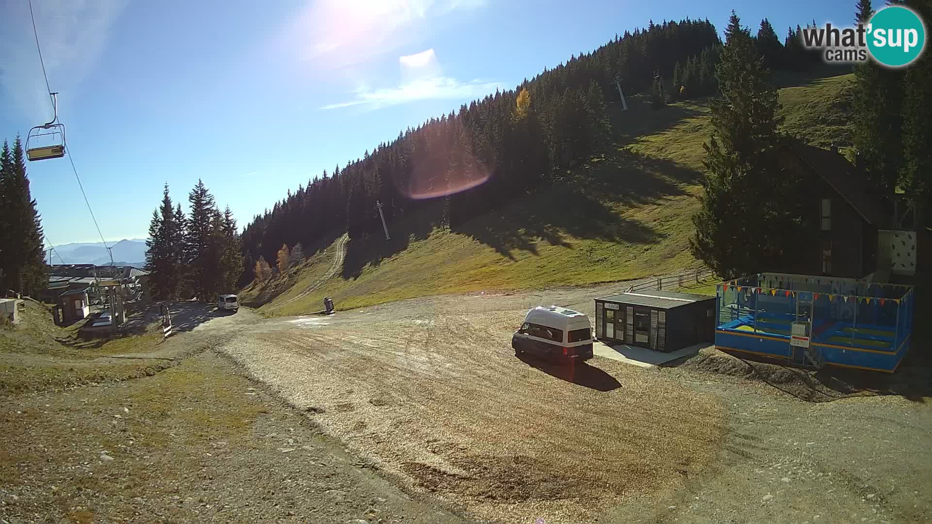 Cámara web en vivo de la estación de esquí GOLTE – vista a Medvedjak – Eslovenia