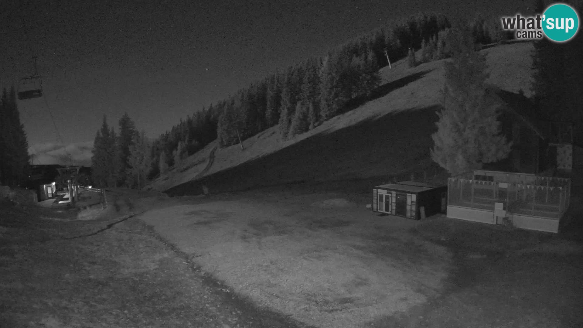 Spletna kamera smučišča GOLTE v živo – pogled na Medvedjak