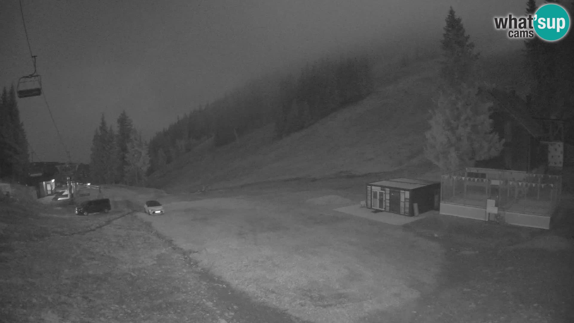 Cámara web en vivo de la estación de esquí GOLTE – vista a Medvedjak – Eslovenia