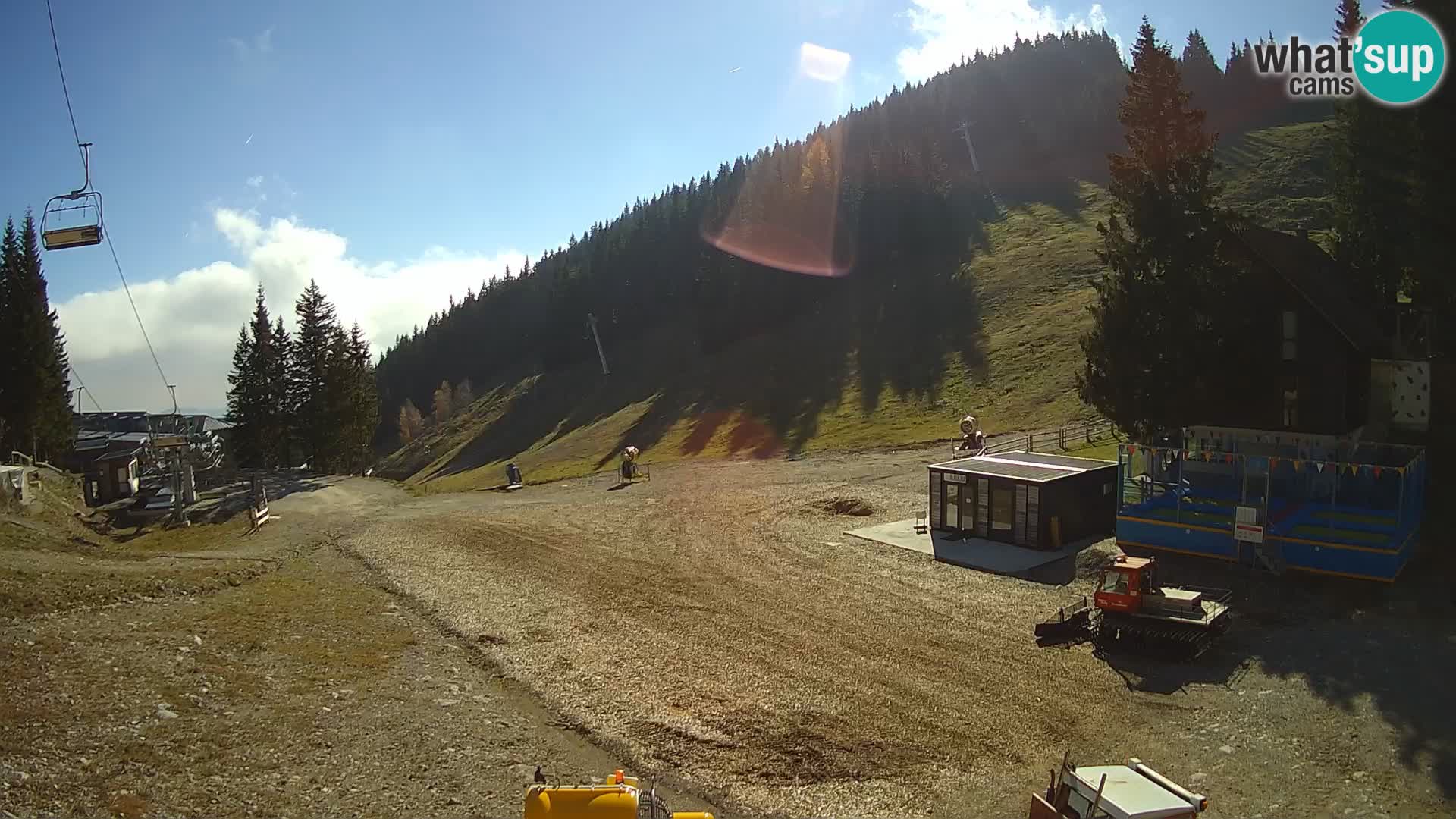 Cámara web en vivo de la estación de esquí GOLTE – vista a Medvedjak – Eslovenia