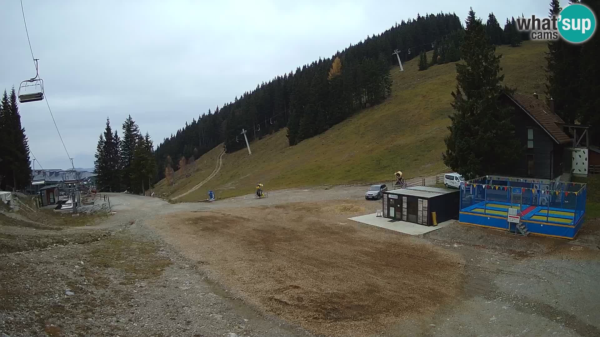 GOLTE Ski resort live webcam – view to Medvedjak – Slovenia
