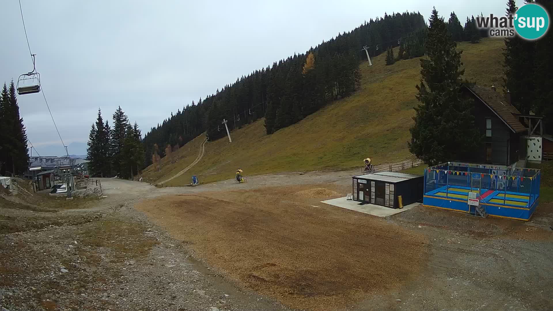 GOLTE Ski resort live webcam – view to Medvedjak – Slovenia